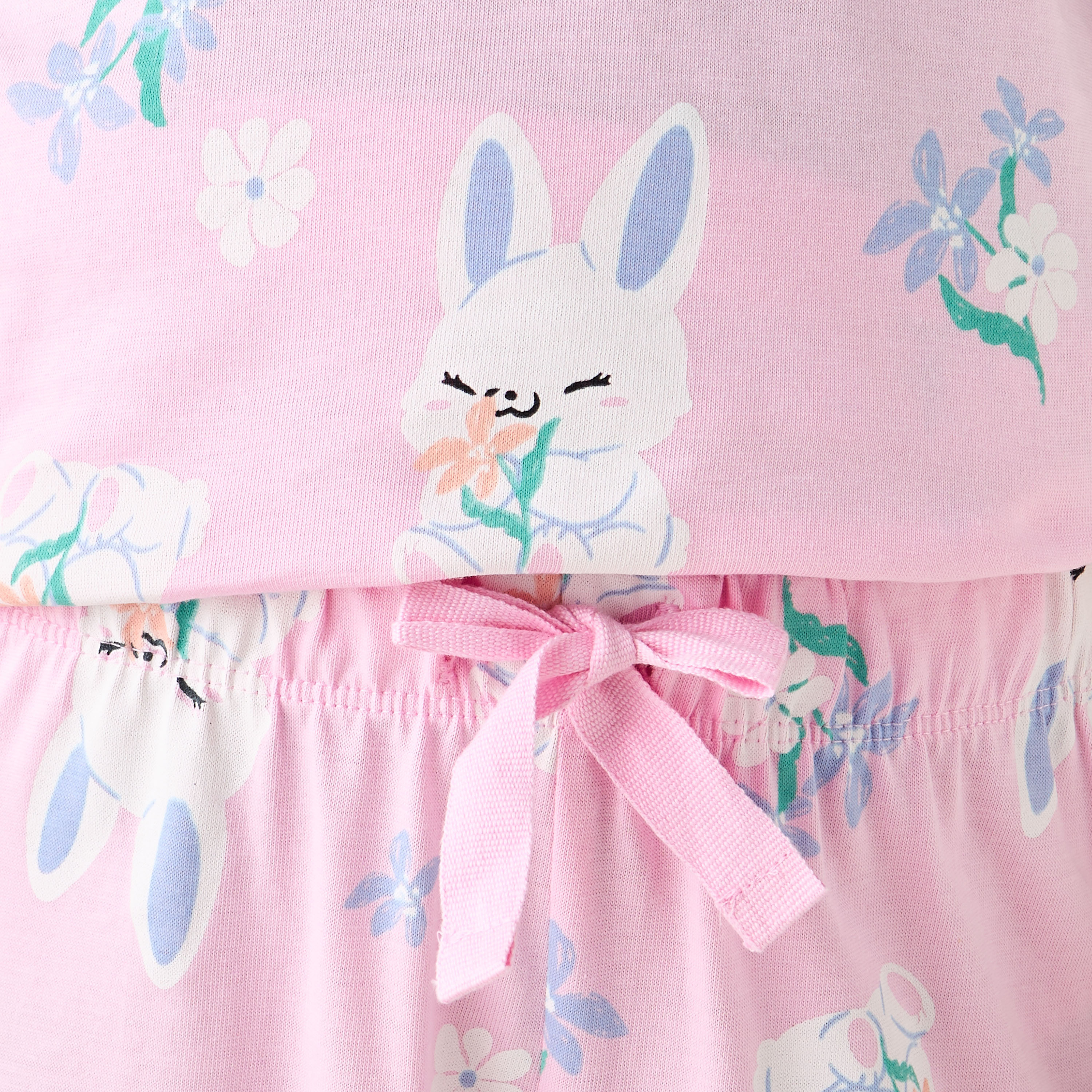 Juniors Printed Short Sleeve T-shirt and Pyjamas - Set of 3-girls-clothing-nightwear-image-9