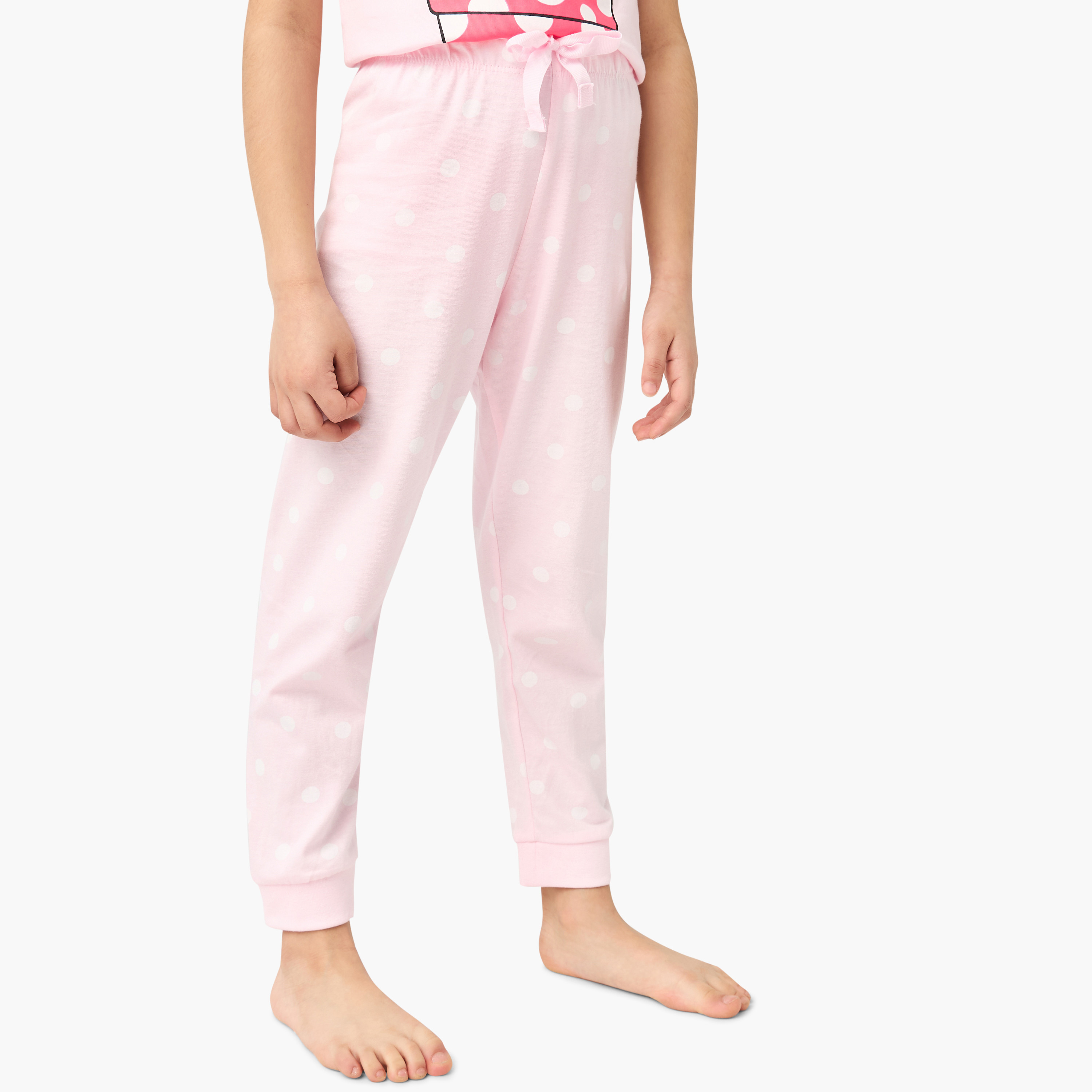Juniors Printed T-shirt and Pyjama Set-baby-girls-clothing-nightwear-pyjamasets-image-4