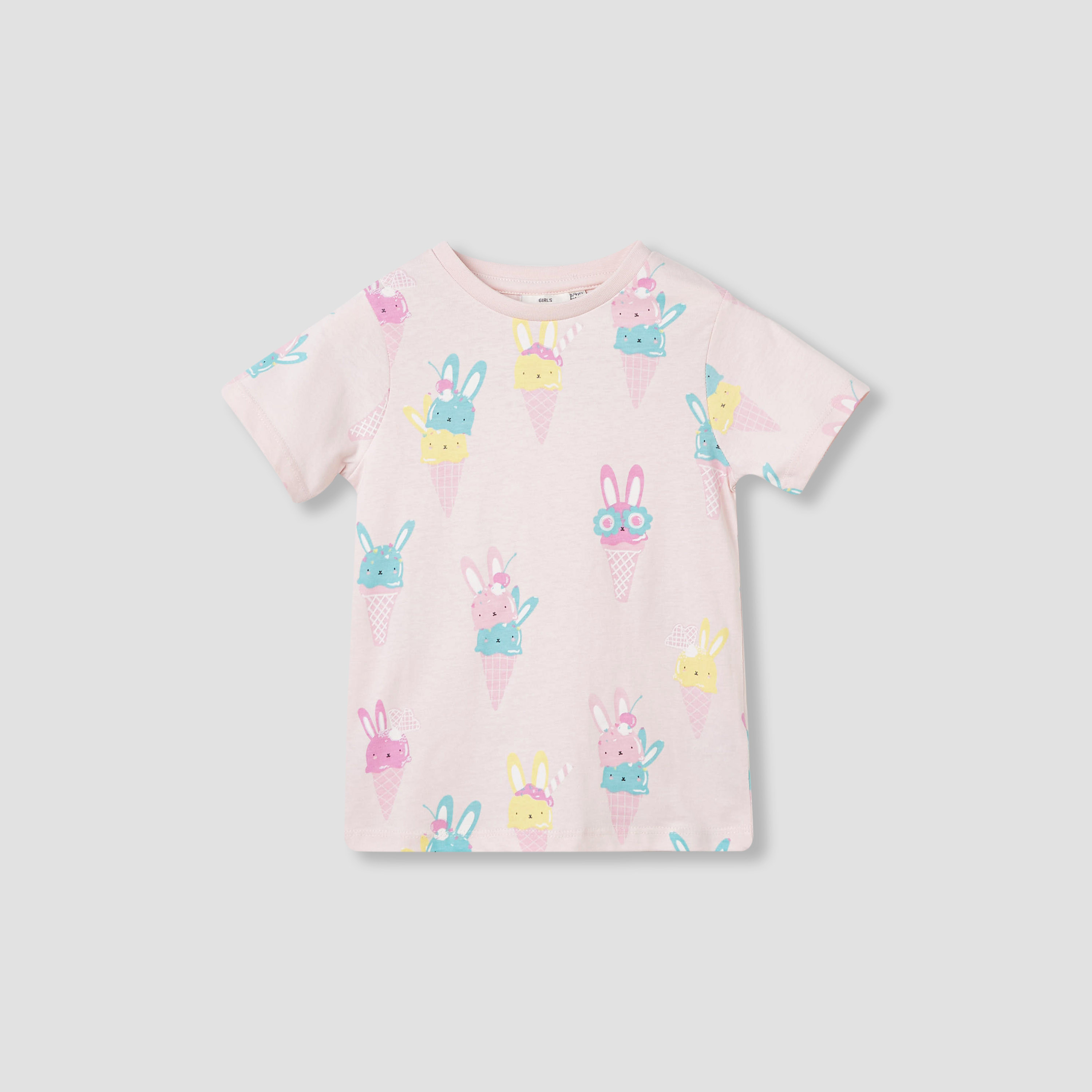 Juniors 4-Piece Printed T-shirt and Pyjama Set-baby-girls-clothing-nightwear-pyjamasets-image-3