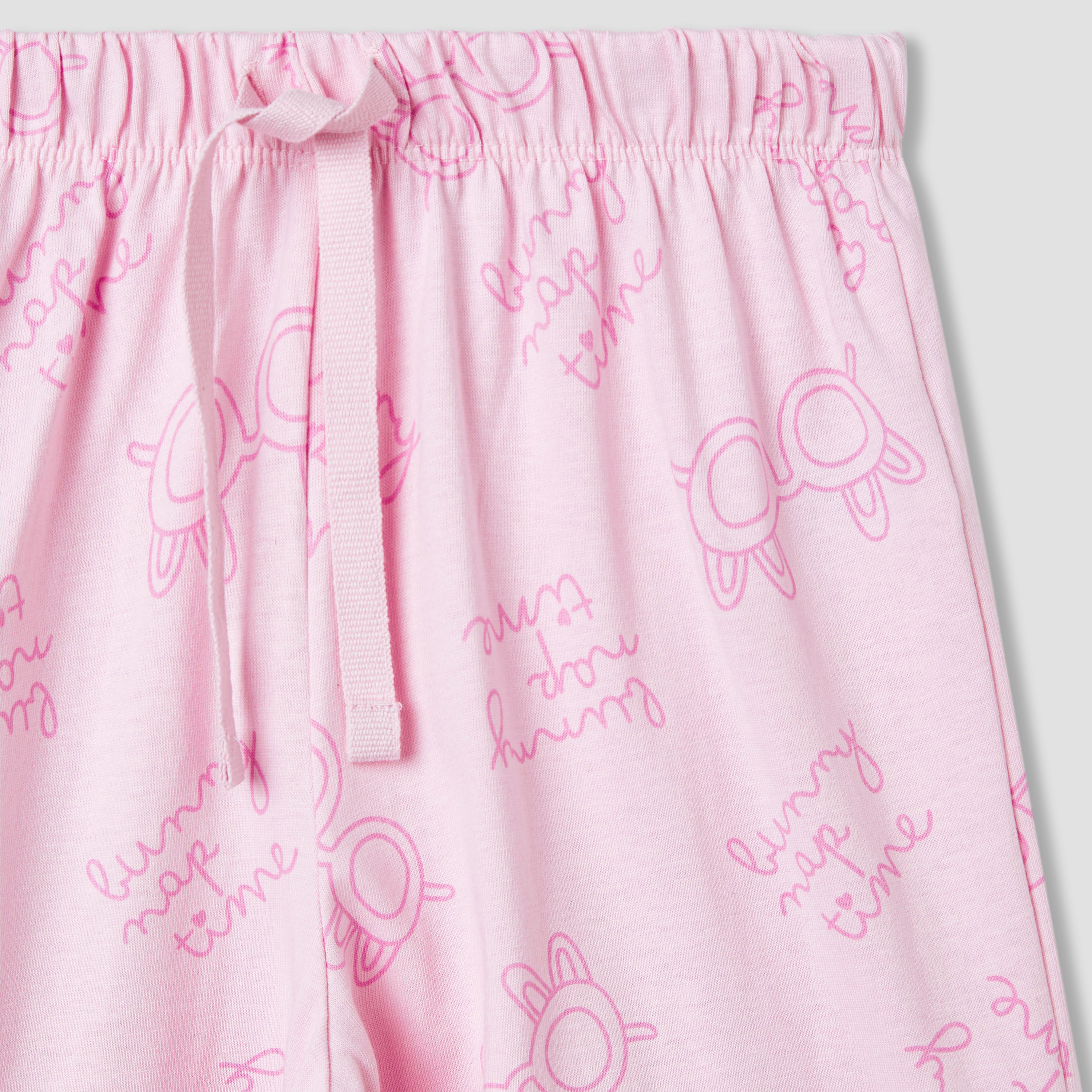Juniors 4-Piece Printed T-shirt and Pyjama Set-baby-girls-clothing-nightwear-pyjamasets-image-8