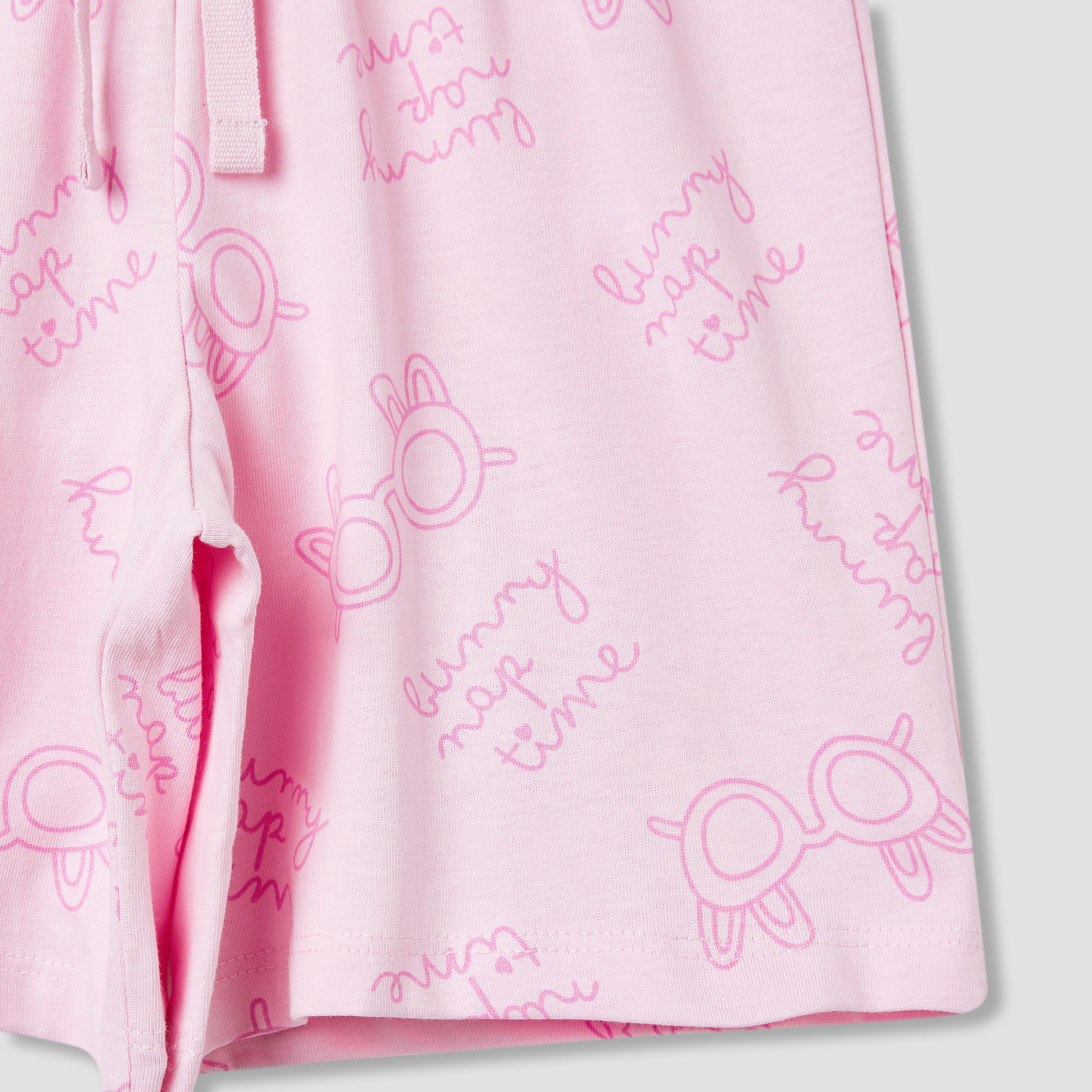 Juniors 4-Piece Printed T-shirt and Pyjama Set-baby-girls-clothing-nightwear-pyjamasets-image-9