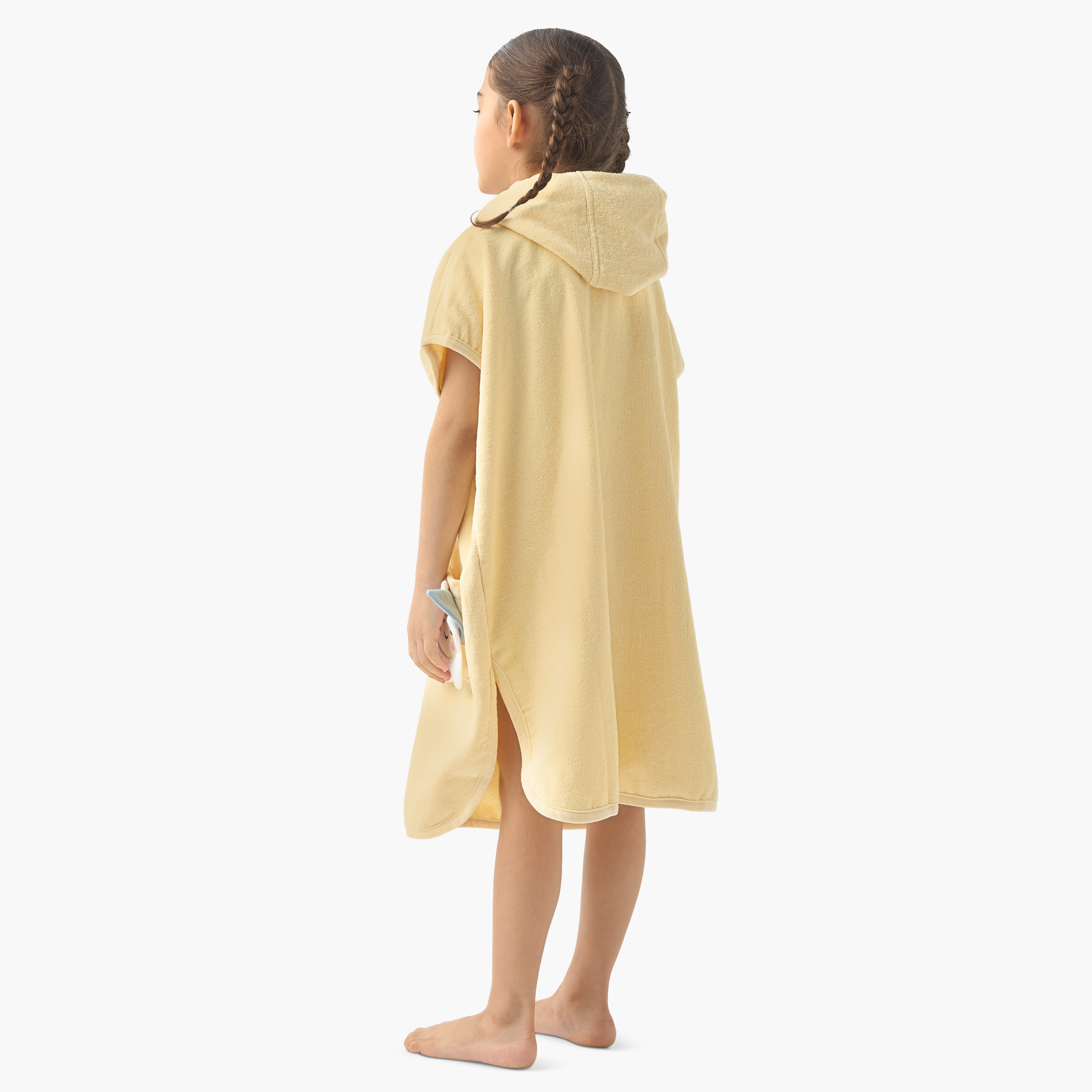 روب حمام بقبّعة بزخارف زهرة عباد الشمس مع جيوب من جونيورز-girls-clothing-nightwear-image-3
