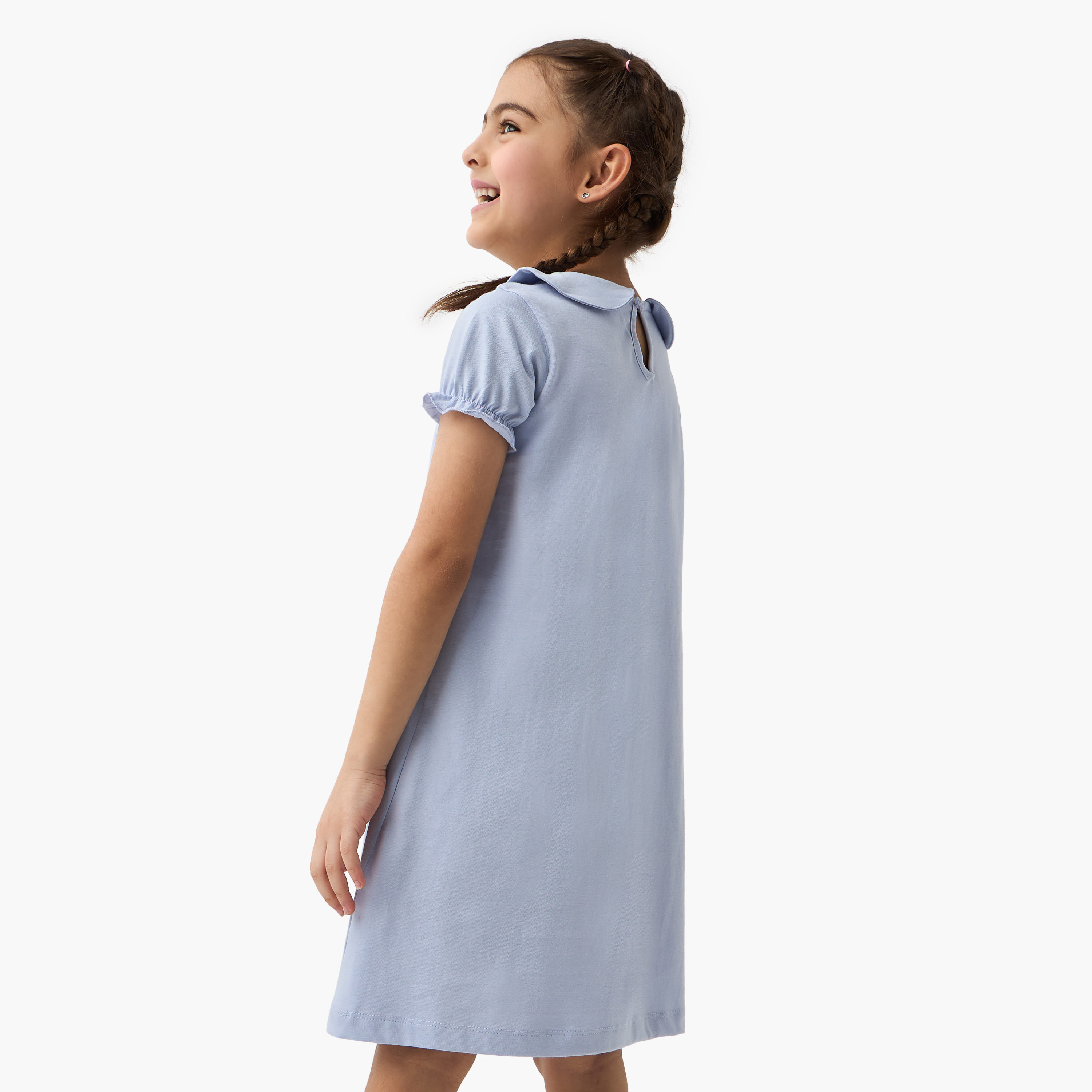 Juniors Printed Night Dress - Set of 2-girls-clothing-nightwear-image-3