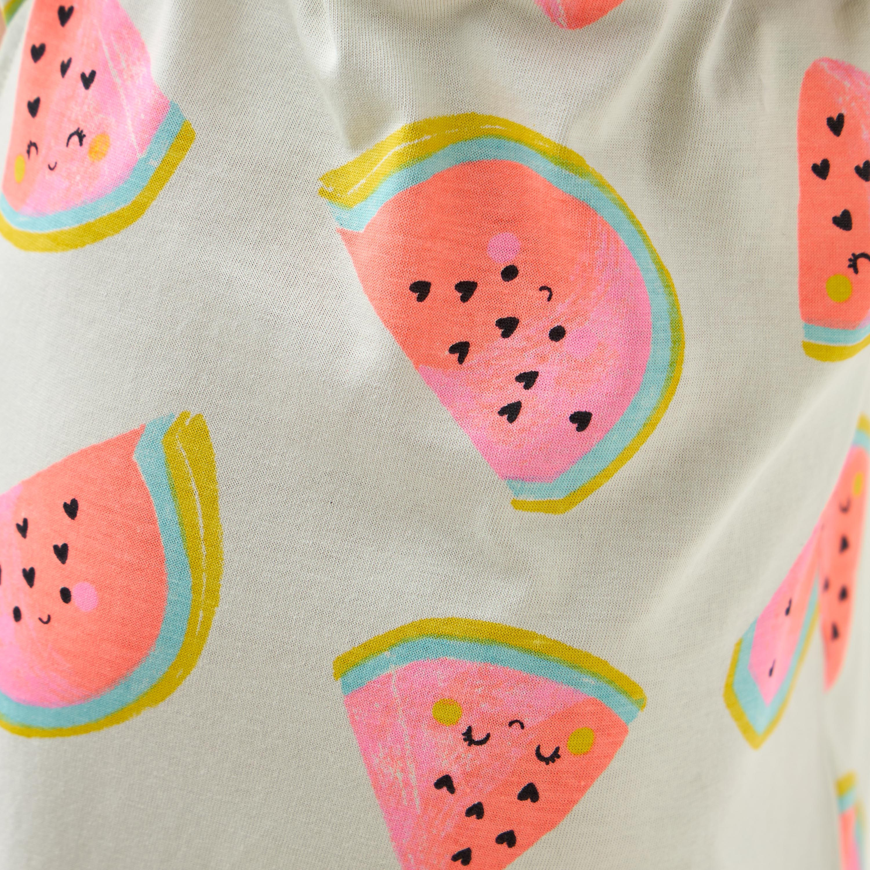 Juniors Printed Night Dress with Pie Crust Neck and Cap Sleeves - Set of 2-girls-clothing-nightwear-image-5