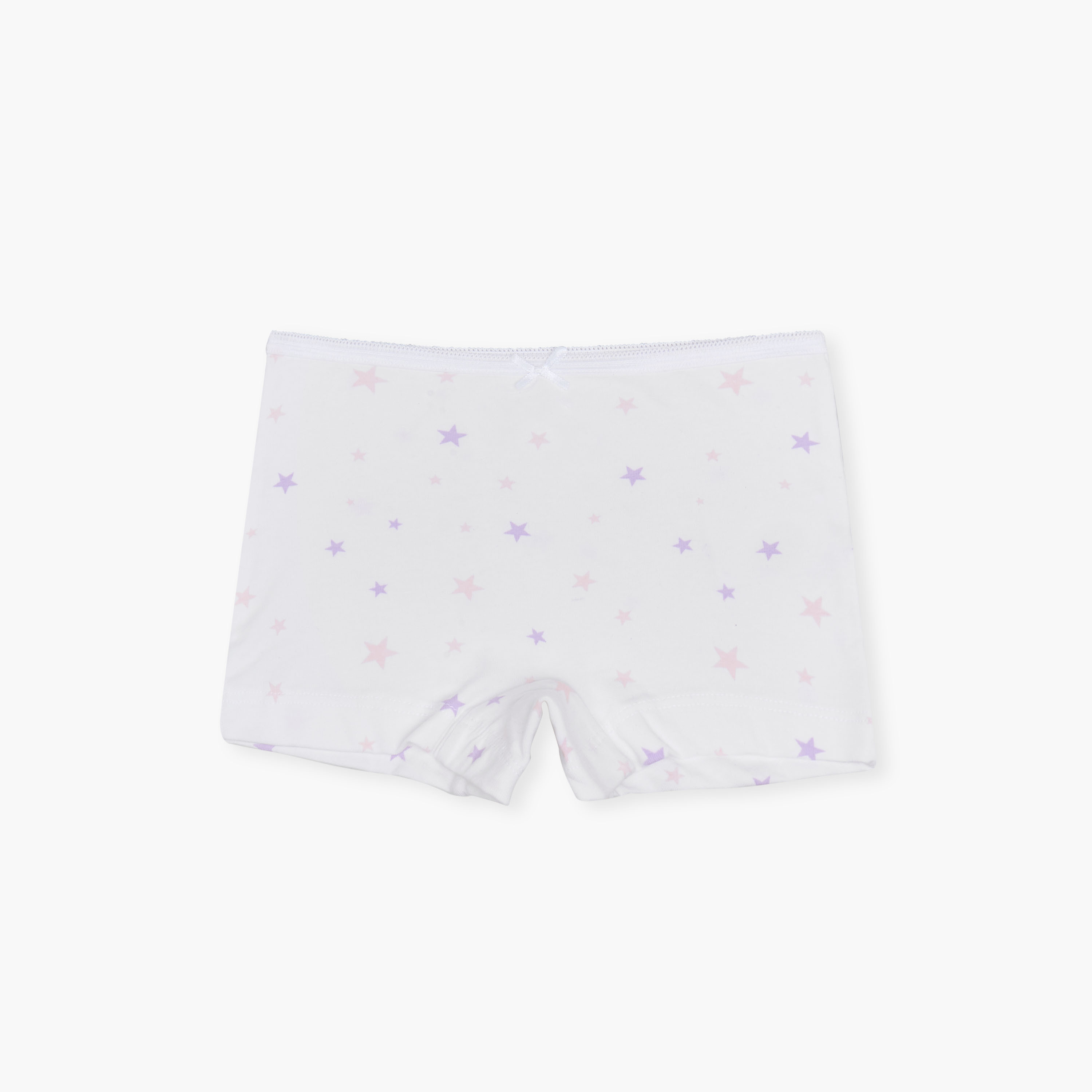 Juniors Printed Briefs with Bow Detail - Set of 5-girls-clothing-innerwear-panties-image-5