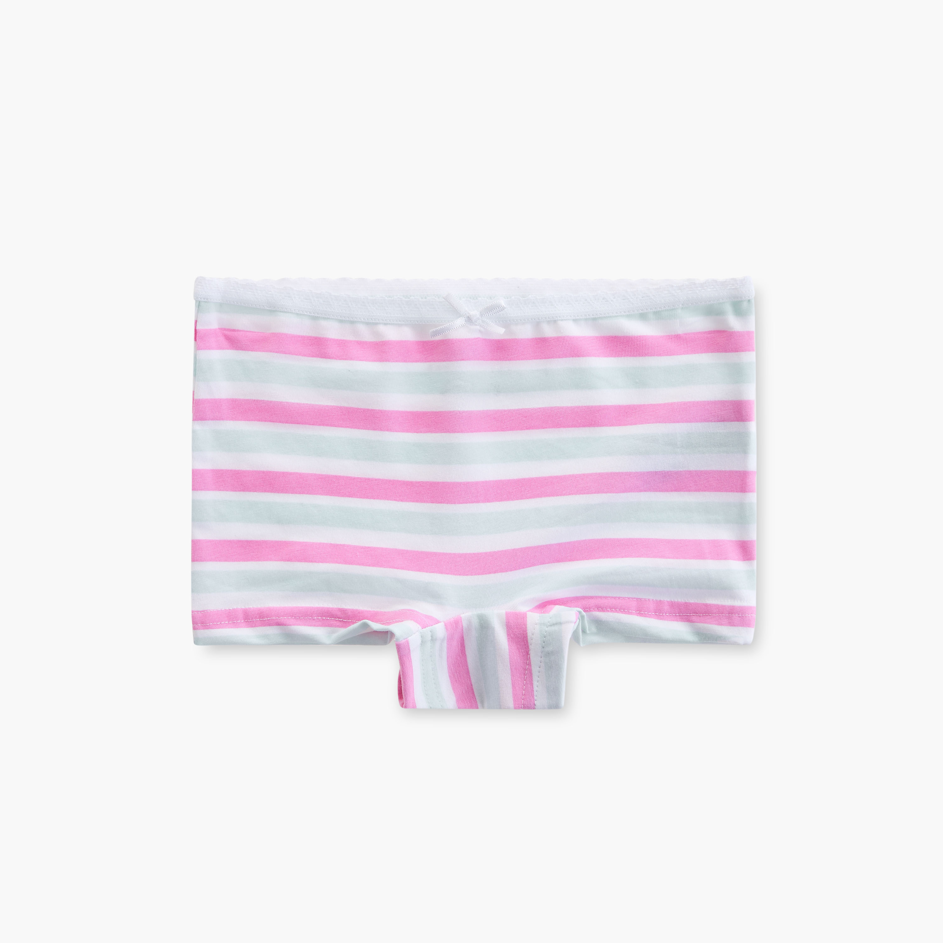 Juniors Printed Boyshorts with Elasticated Waistband - Set of 5-baby-girls-clothing-innerwear-image-6