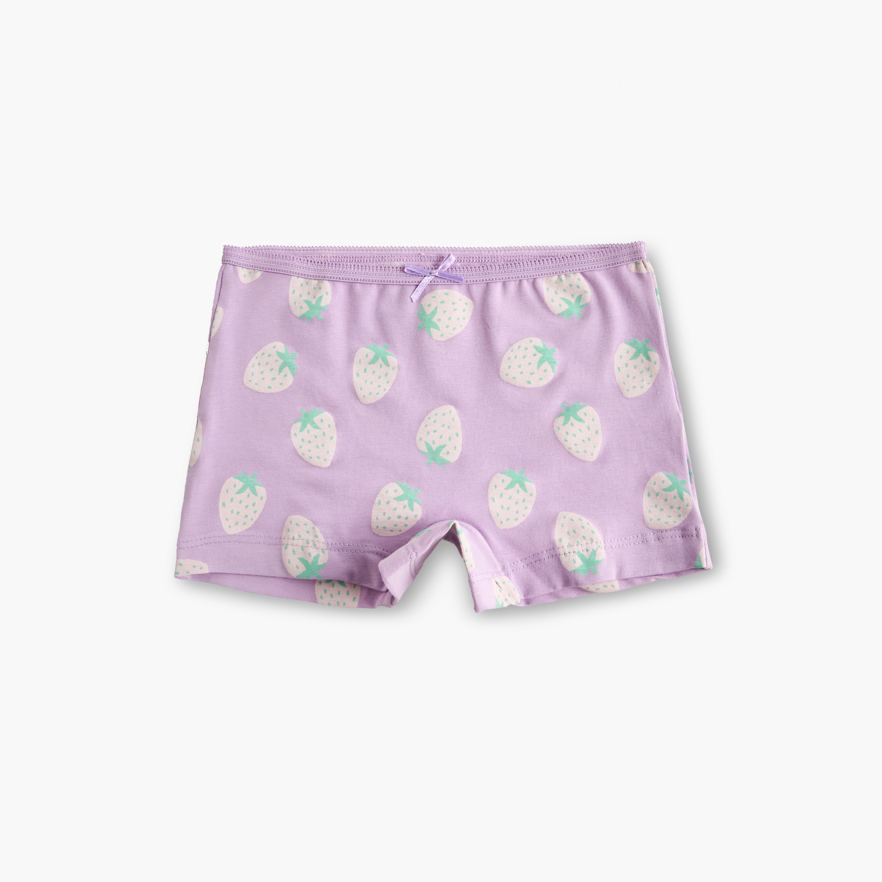 Juniors Printed Briefs with Elasticated Waistband - Set of 5-baby-girls-clothing-innerwear-image-3