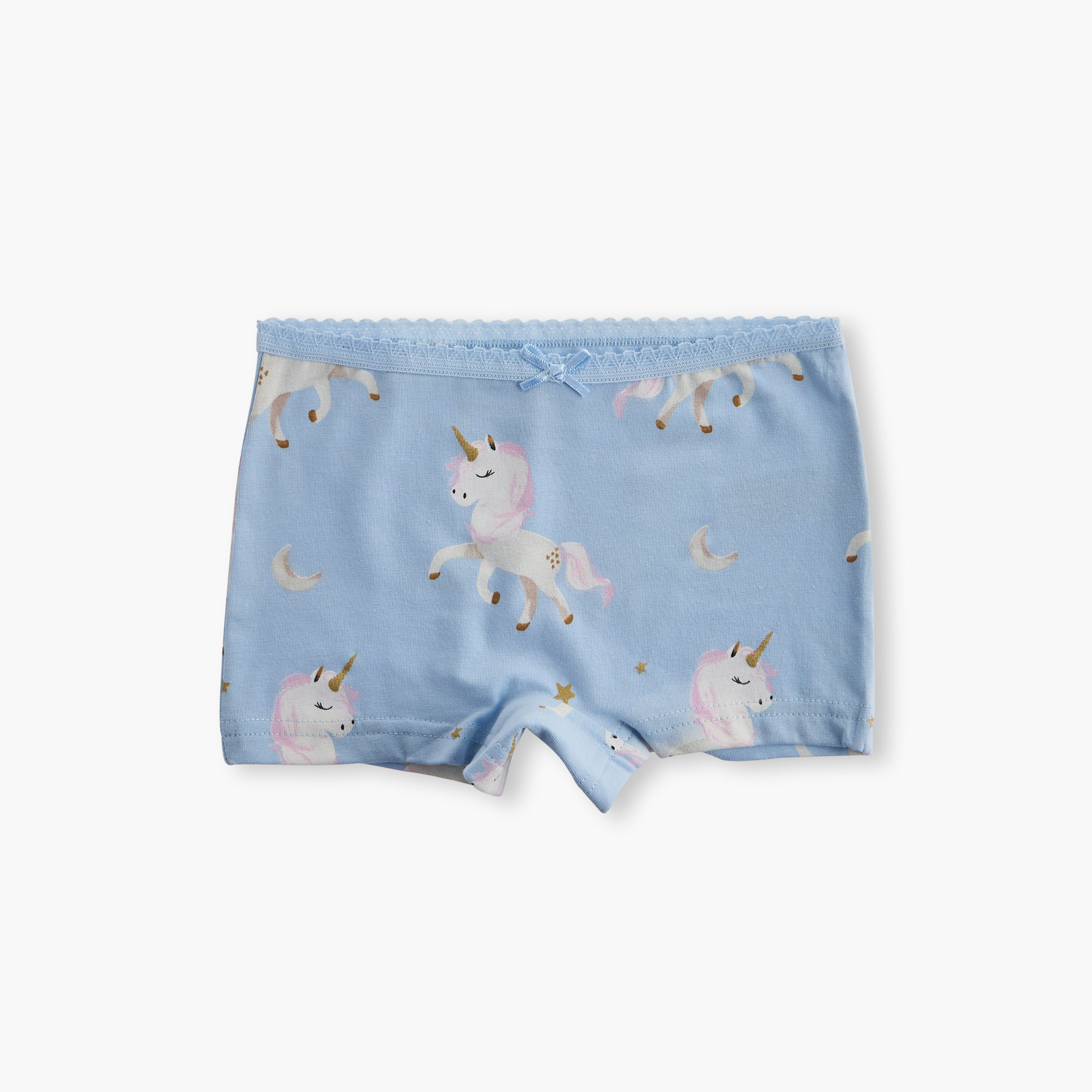 سراويل بوكسر بطبعات وخصر مطاطي من جونيورز - طقم من 7 قطع-girls-clothing-innerwear-panties-image-7