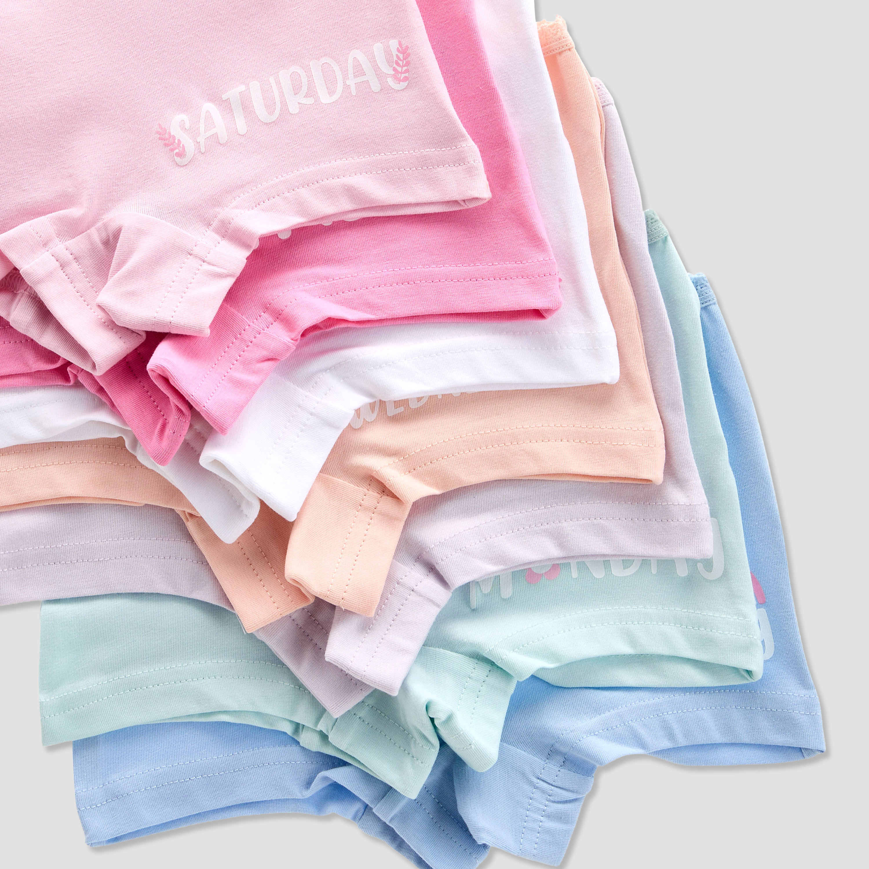 Juniors Lace Trim Boxer Briefs - Set of 7-baby-girls-clothing-innerwear-image-10