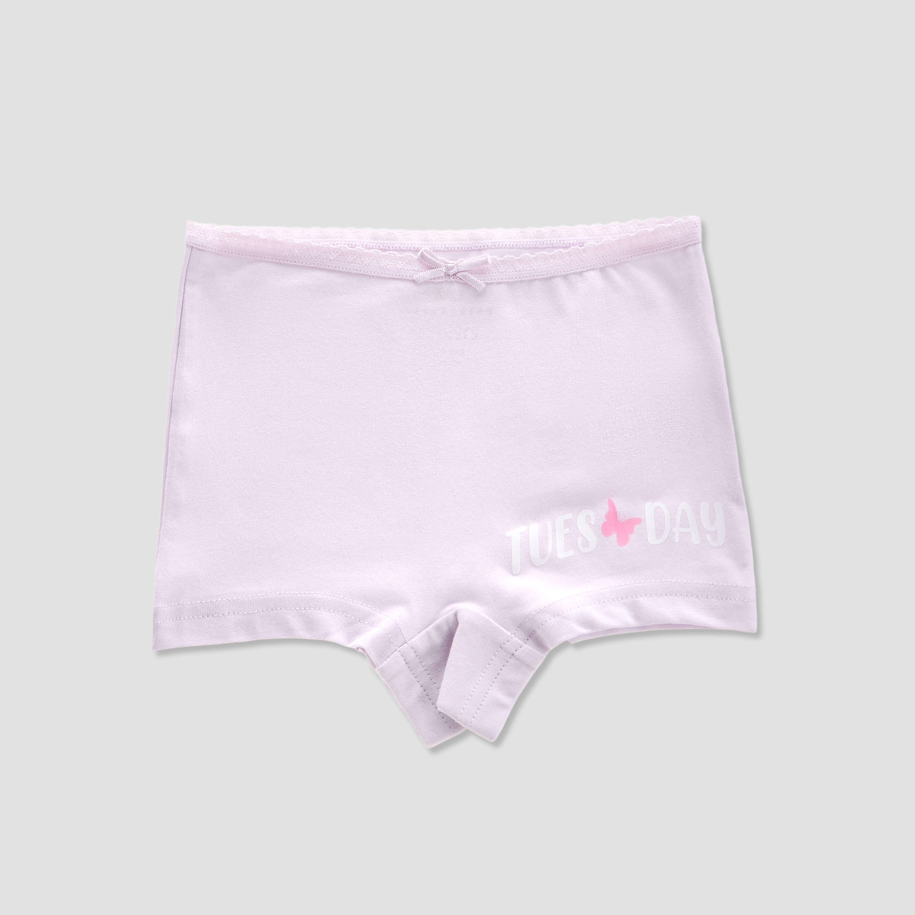 Juniors Lace Trim Boxer Briefs - Set of 7-baby-girls-clothing-innerwear-image-3