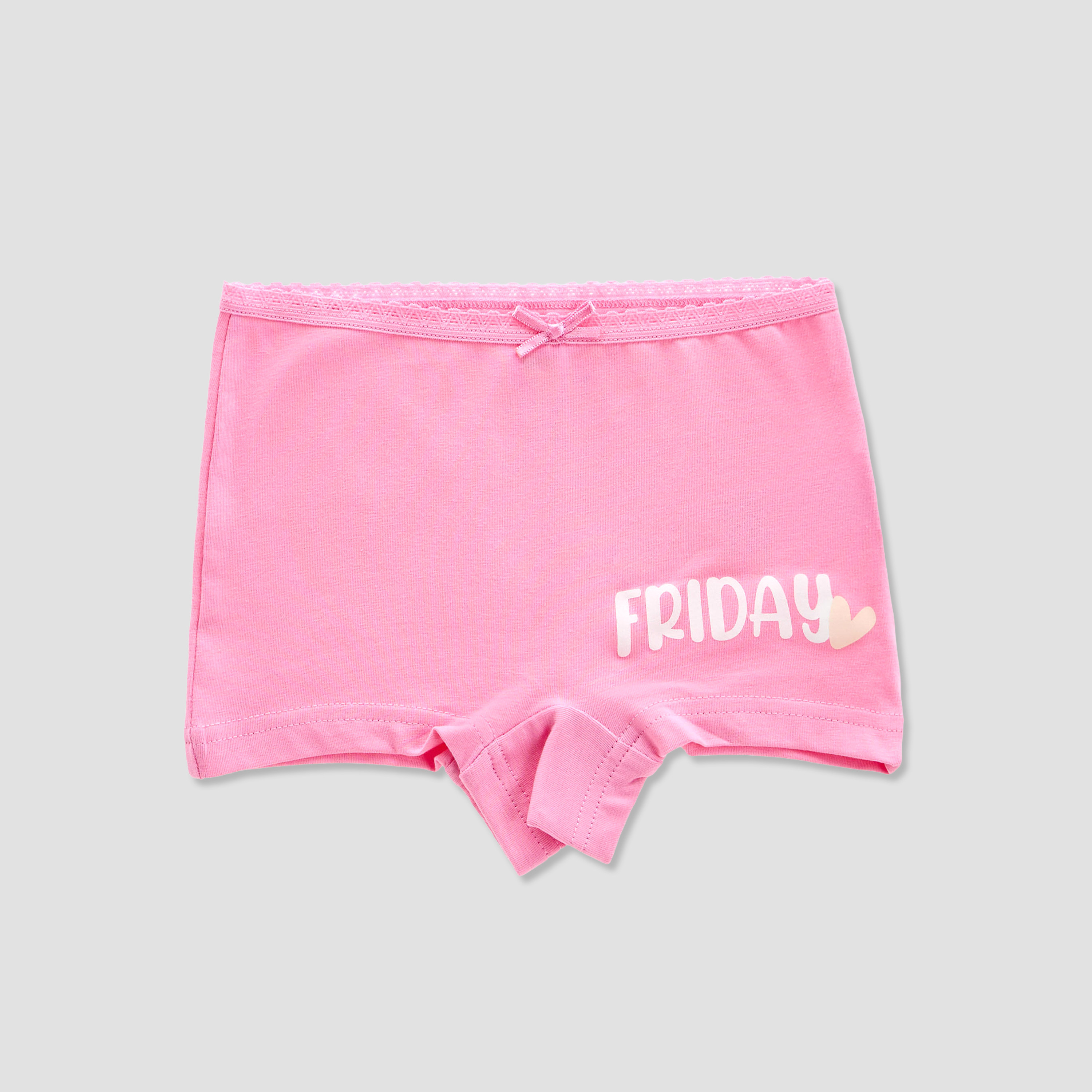 Juniors Lace Trim Boxer Briefs - Set of 7-baby-girls-clothing-innerwear-image-4