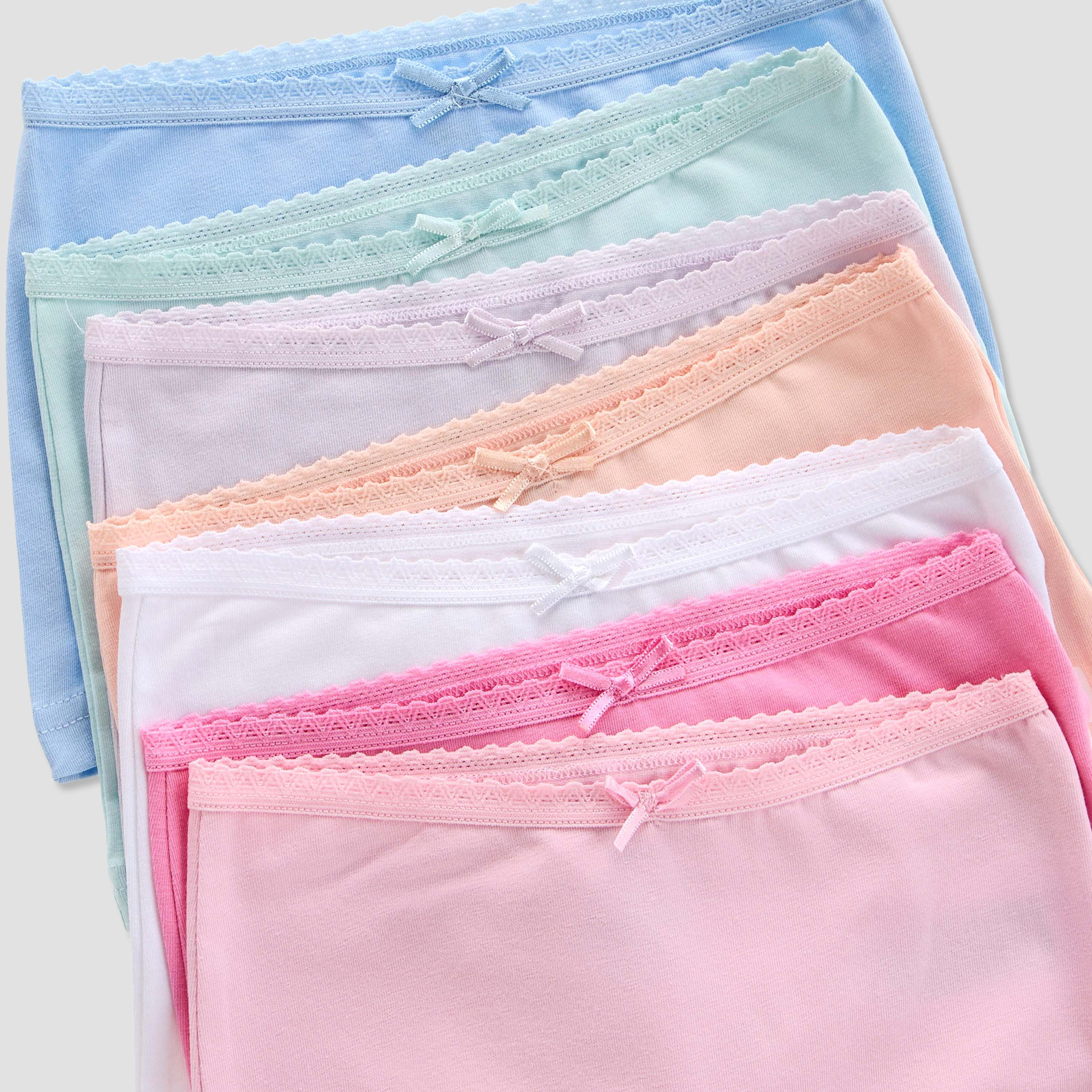 Juniors Lace Trim Boxer Briefs - Set of 7-baby-girls-clothing-innerwear-image-9