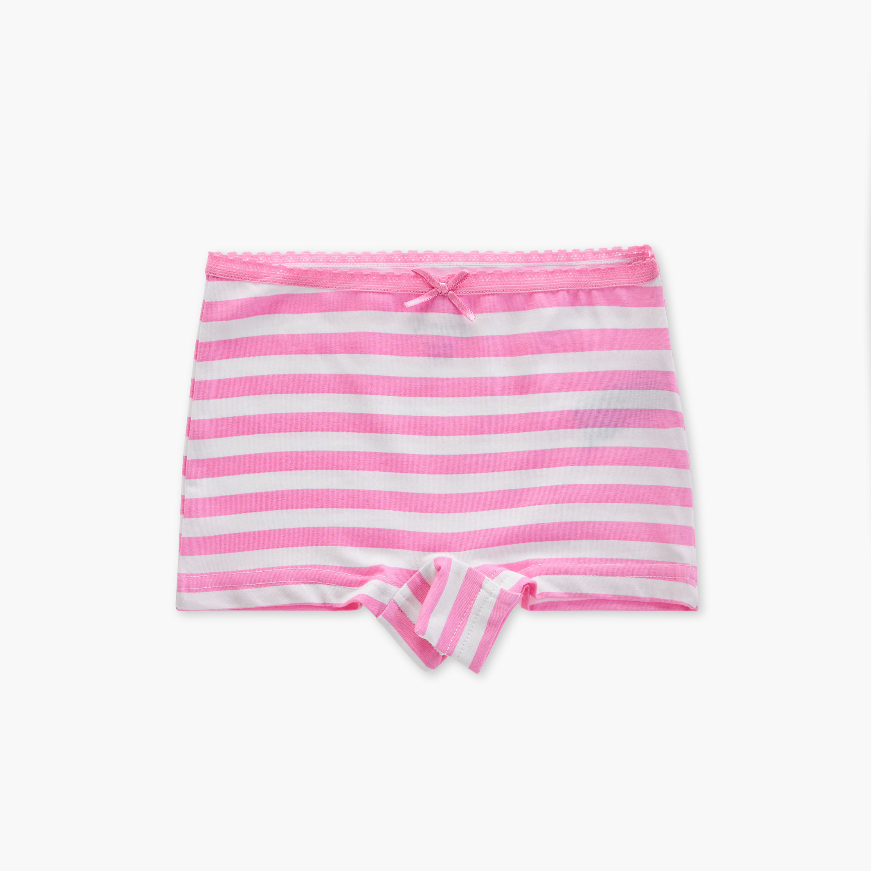 Juniors Printed Boxer Briefs with Elasticated Waistband - Set of 7-baby-girls-clothing-innerwear-image-2