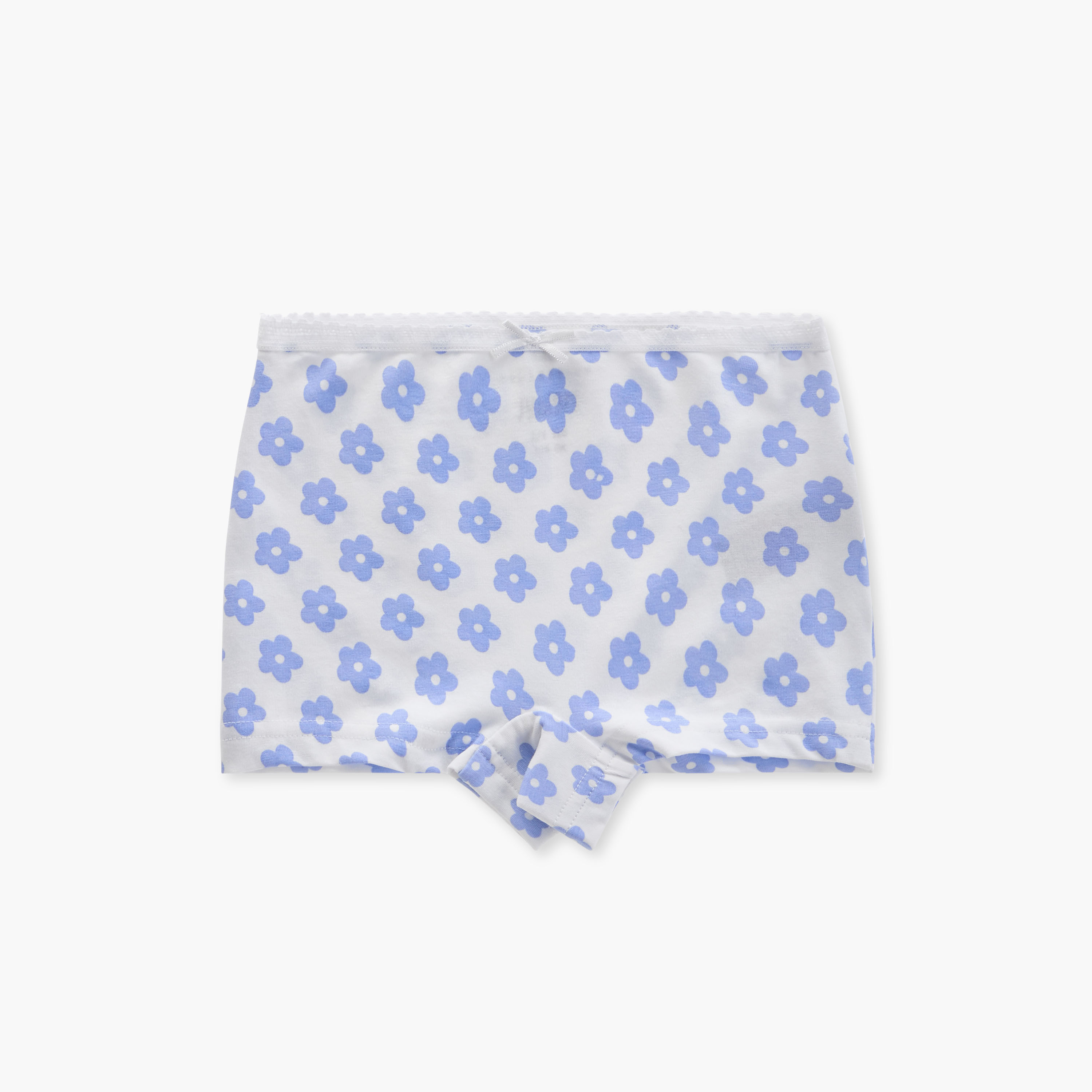 Juniors Printed Boxer Briefs with Elasticated Waistband - Set of 7-baby-girls-clothing-innerwear-image-6
