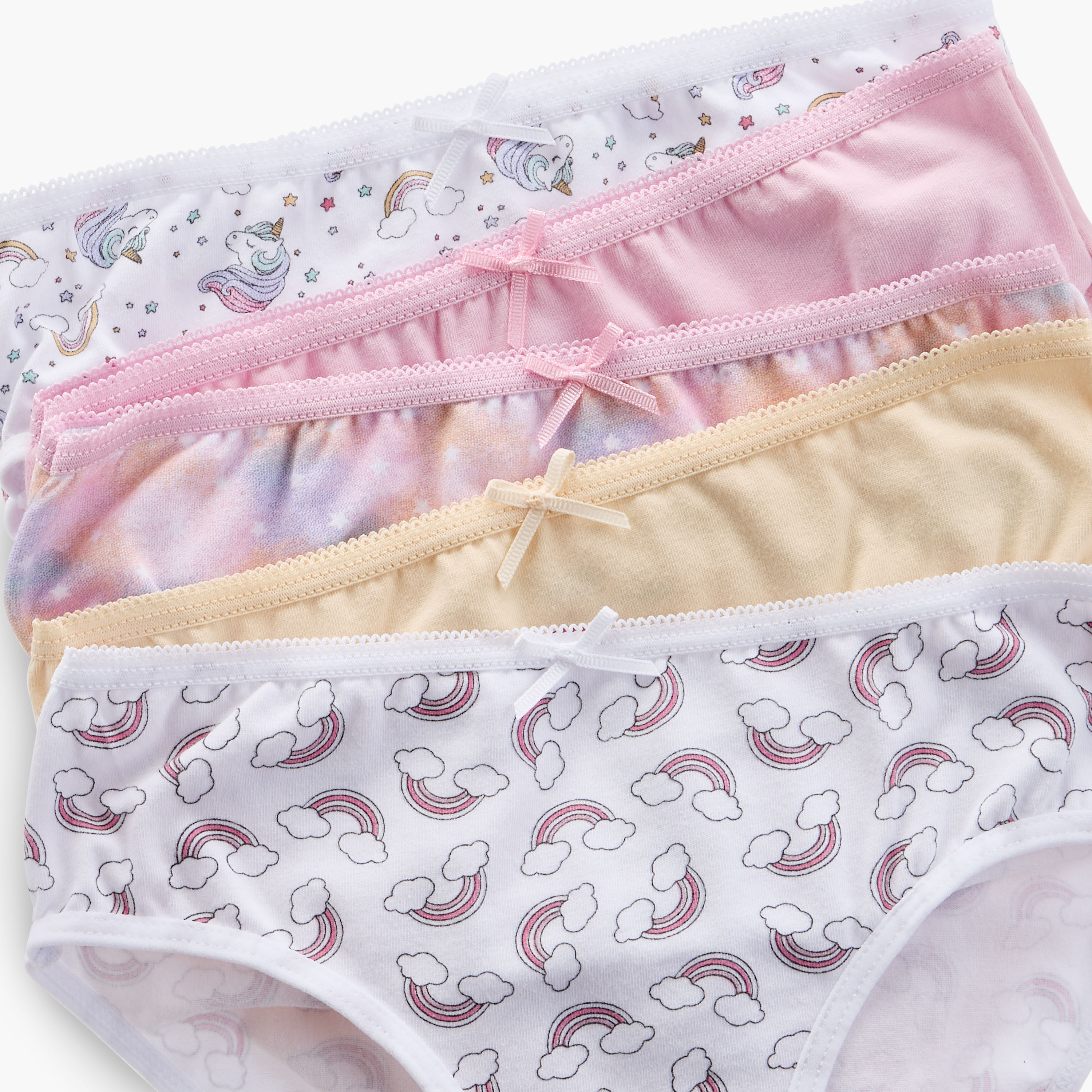 سراويل داخلية بطبعات من جونيورز - طقم 5 قطع-girls-clothing-innerwear-panties-image-7