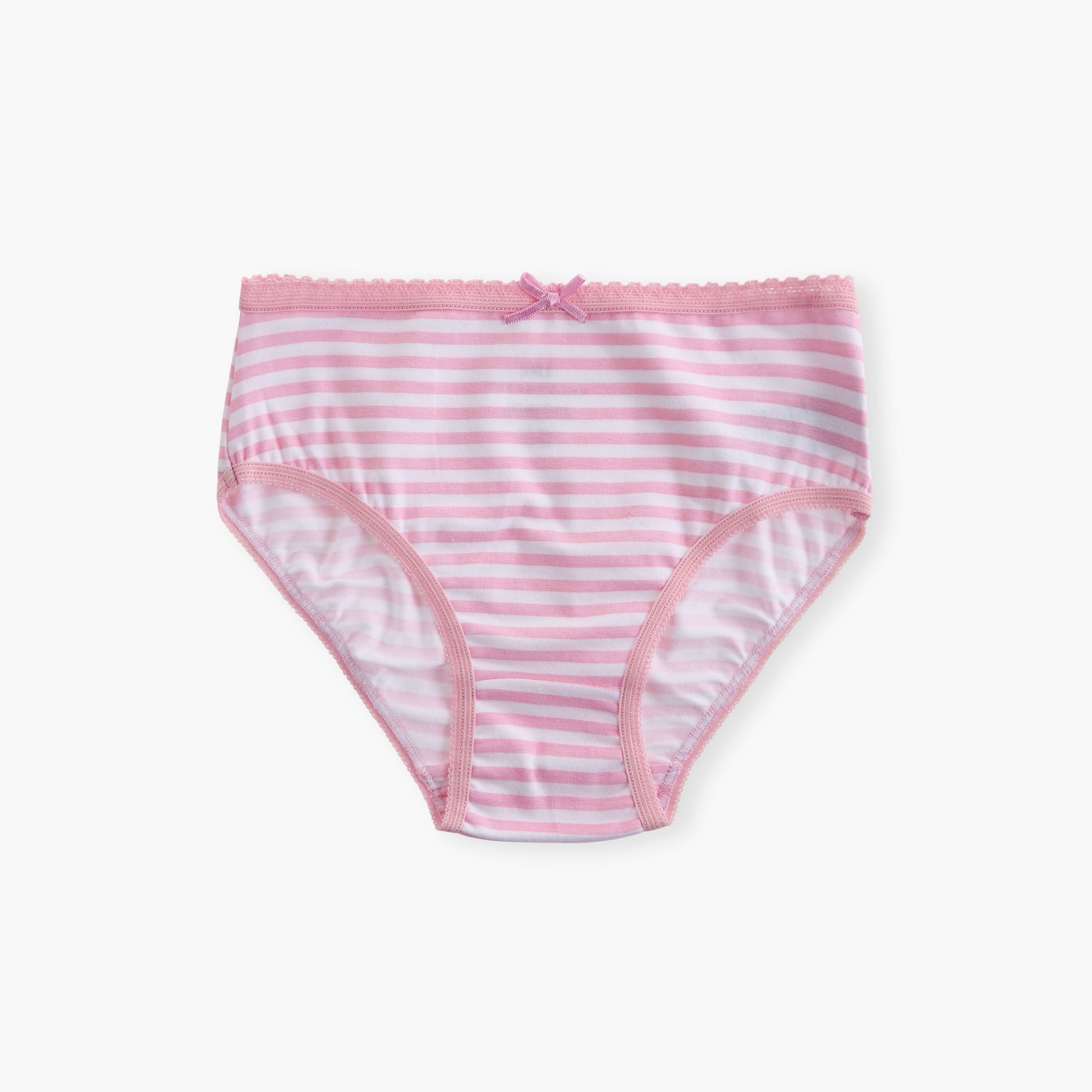Juniors Printed Briefs with Elasticated Waistband - Set of 7-girls-clothing-innerwear-panties-image-3