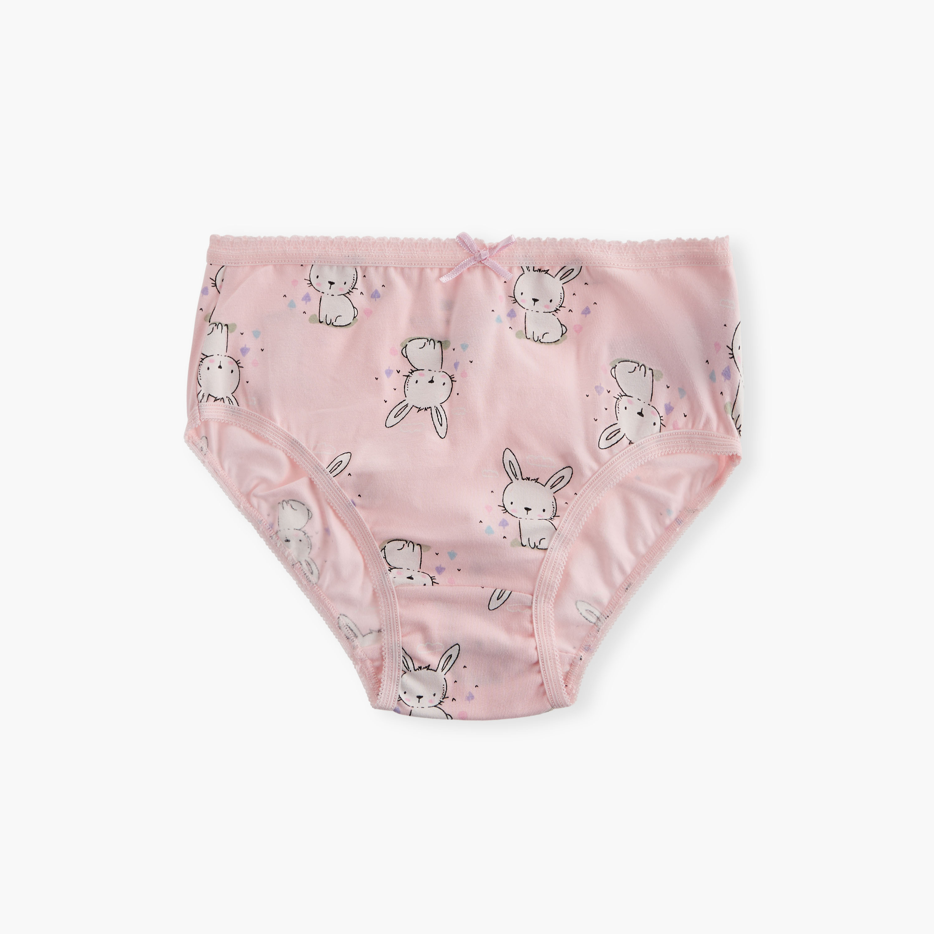 Juniors Printed Briefs with Elasticated Waistband - Set of 7-girls-clothing-innerwear-panties-image-4