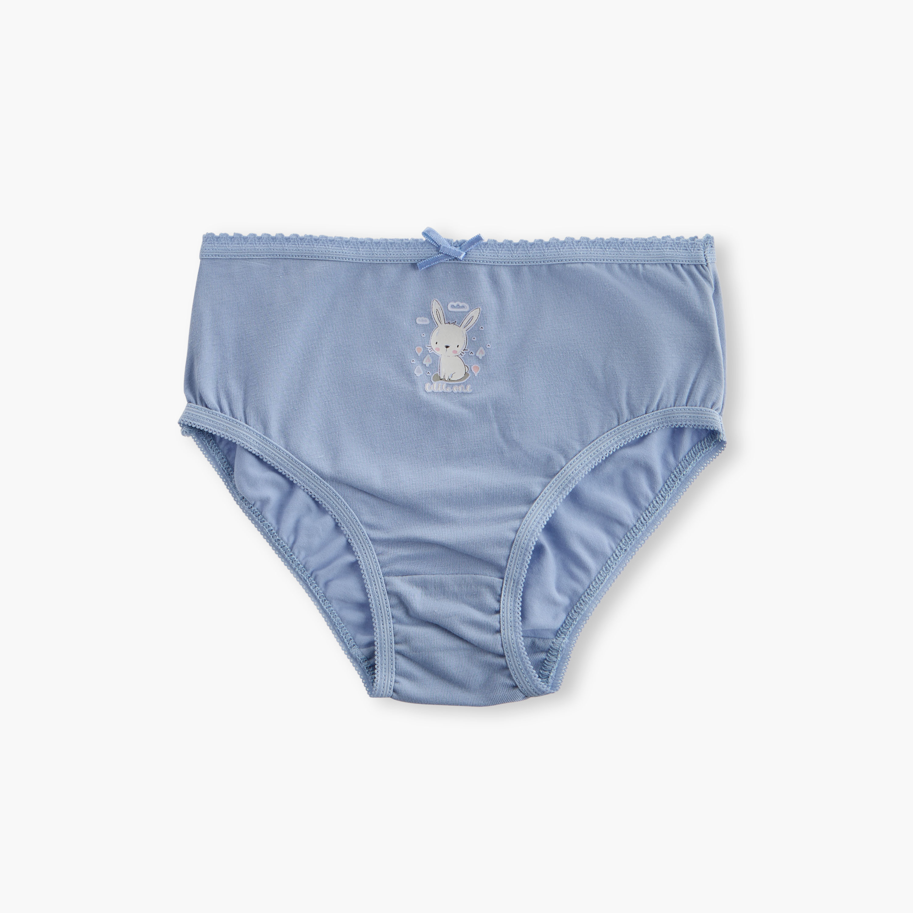 Juniors Printed Briefs with Elasticated Waistband - Set of 7-girls-clothing-innerwear-panties-image-6