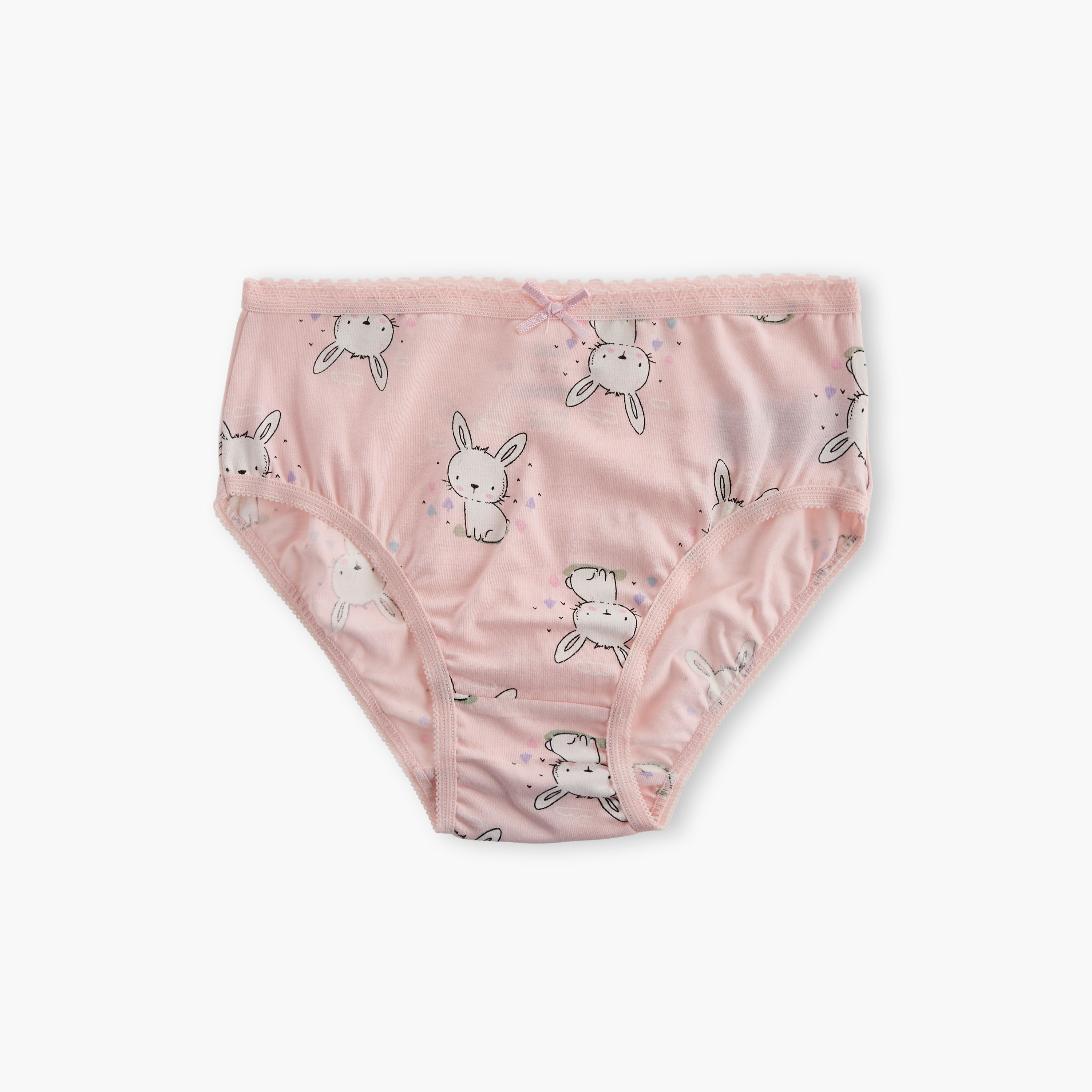 Juniors Printed Briefs with Elasticated Waistband - Set of 7-girls-clothing-innerwear-panties-image-7