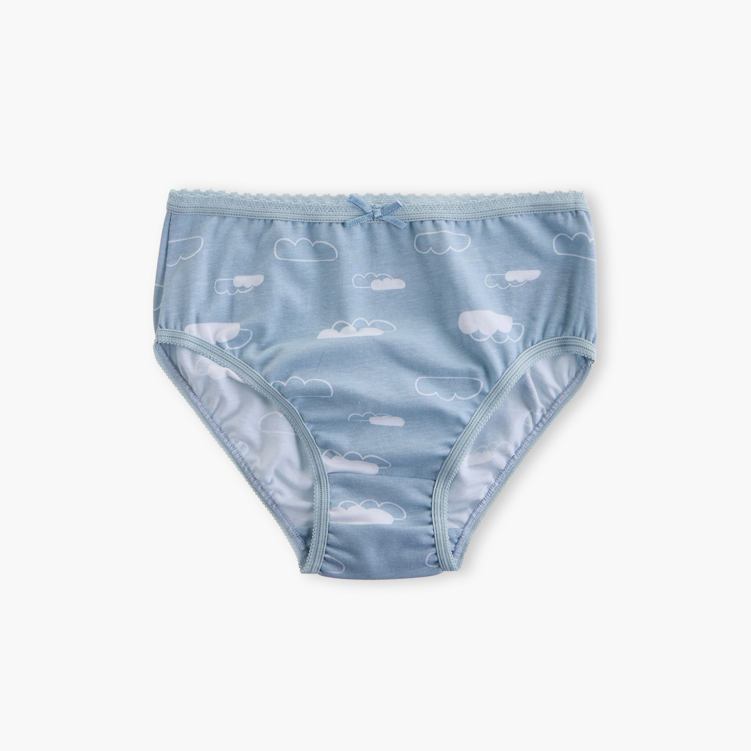 Juniors Printed Briefs with Elasticated Waistband - Set of 7-girls-clothing-innerwear-panties-image-8