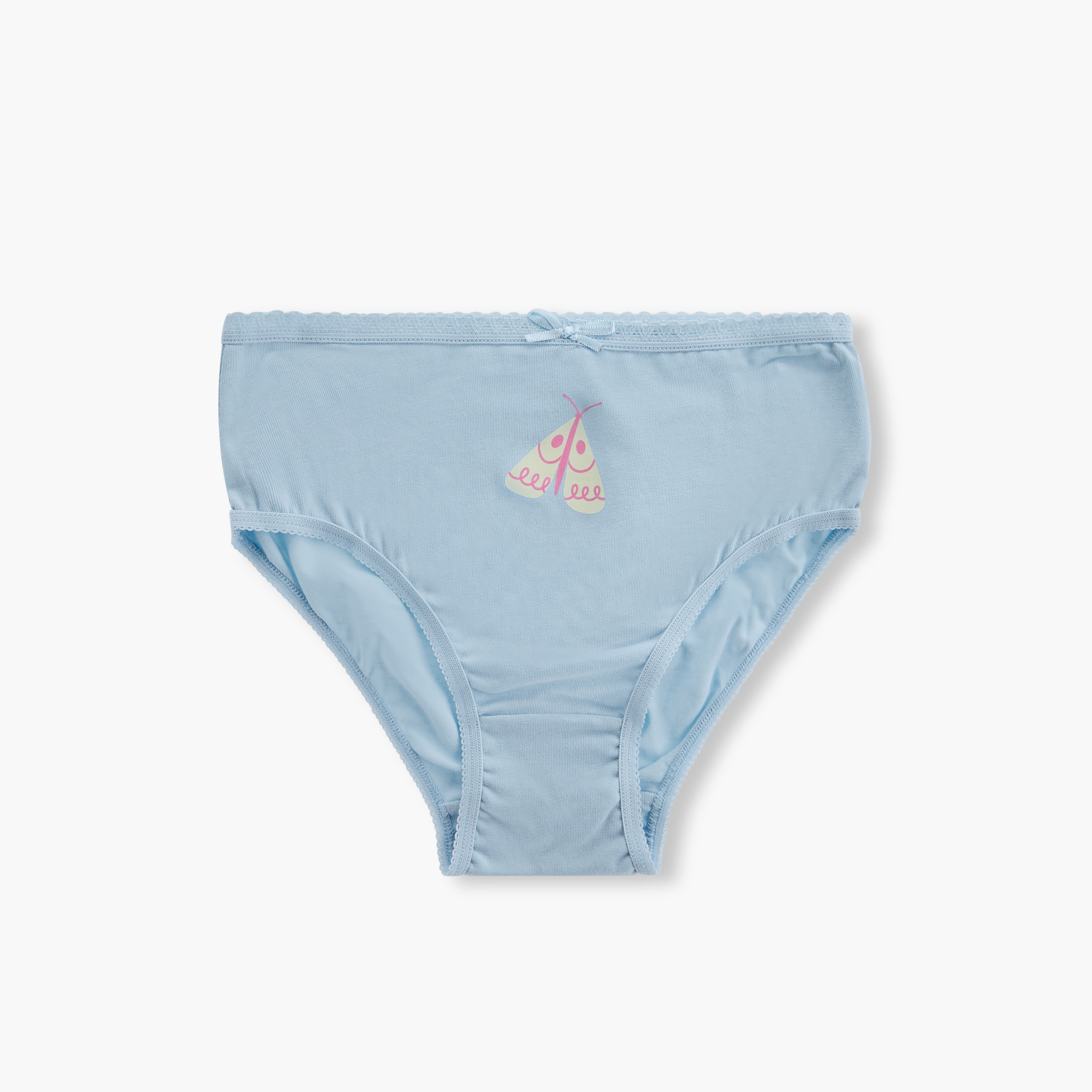 سراويل داخلية بطبعات مع خصر مطاطي من جونيورز - طقم 7 قطع-girls-clothing-innerwear-panties-image-2