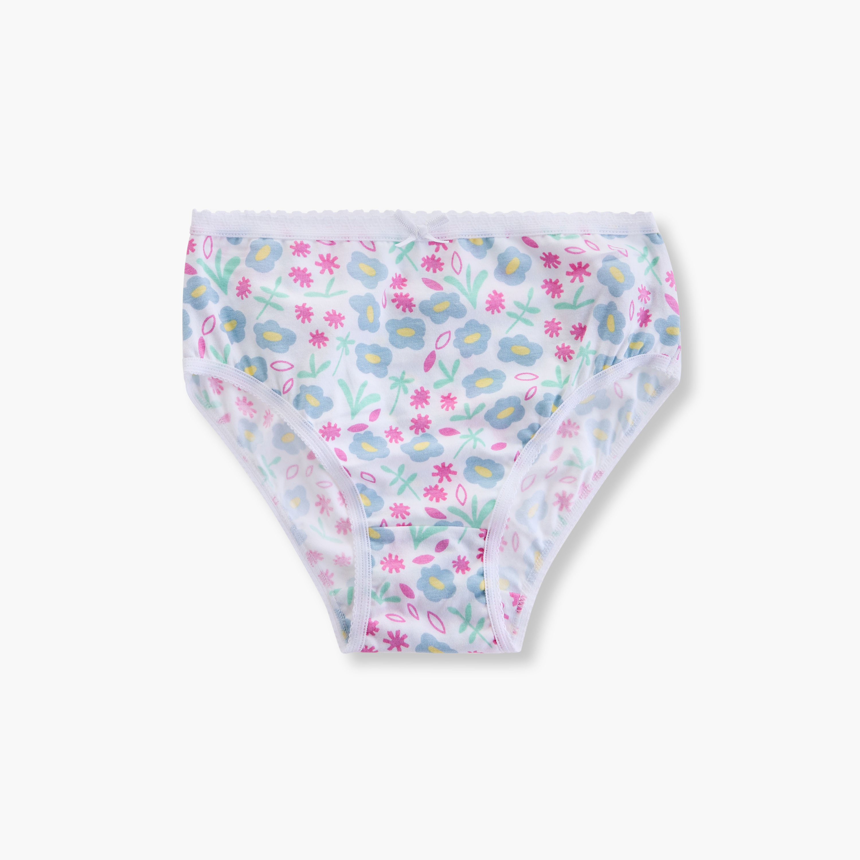 سراويل داخلية بطبعات مع خصر مطاطي من جونيورز - طقم 7 قطع-girls-clothing-innerwear-panties-image-3