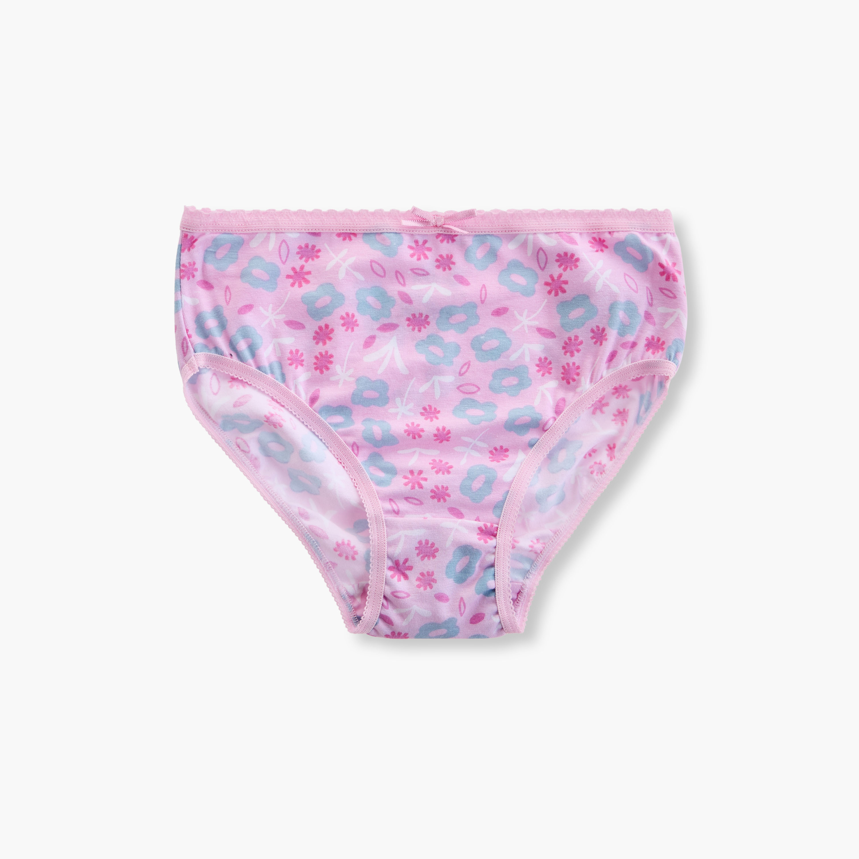 سراويل داخلية بطبعات مع خصر مطاطي من جونيورز - طقم 7 قطع-girls-clothing-innerwear-panties-image-7