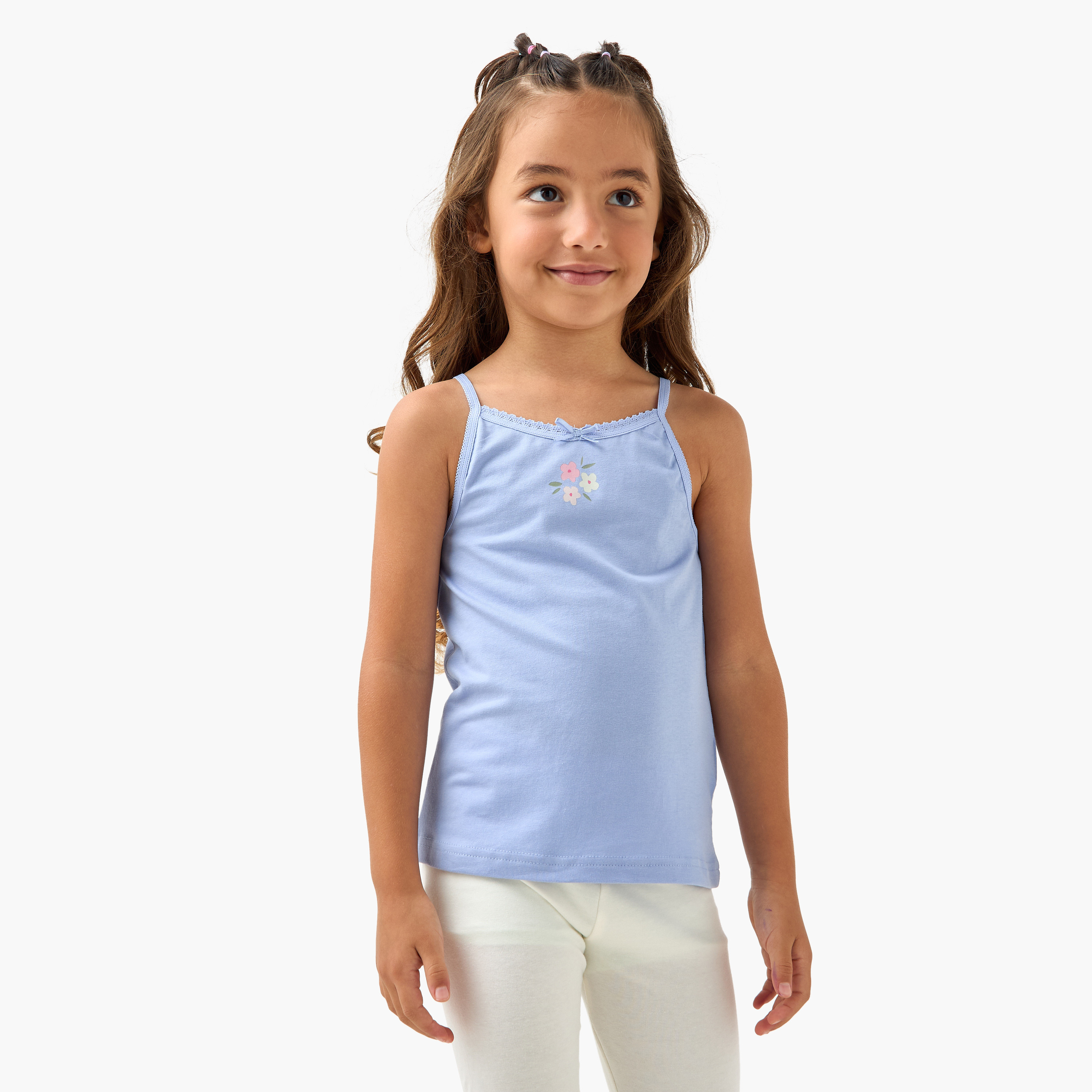 Juniors Printed Camisole - Set of 6-girls-clothing-innerwear-vests-image-6
