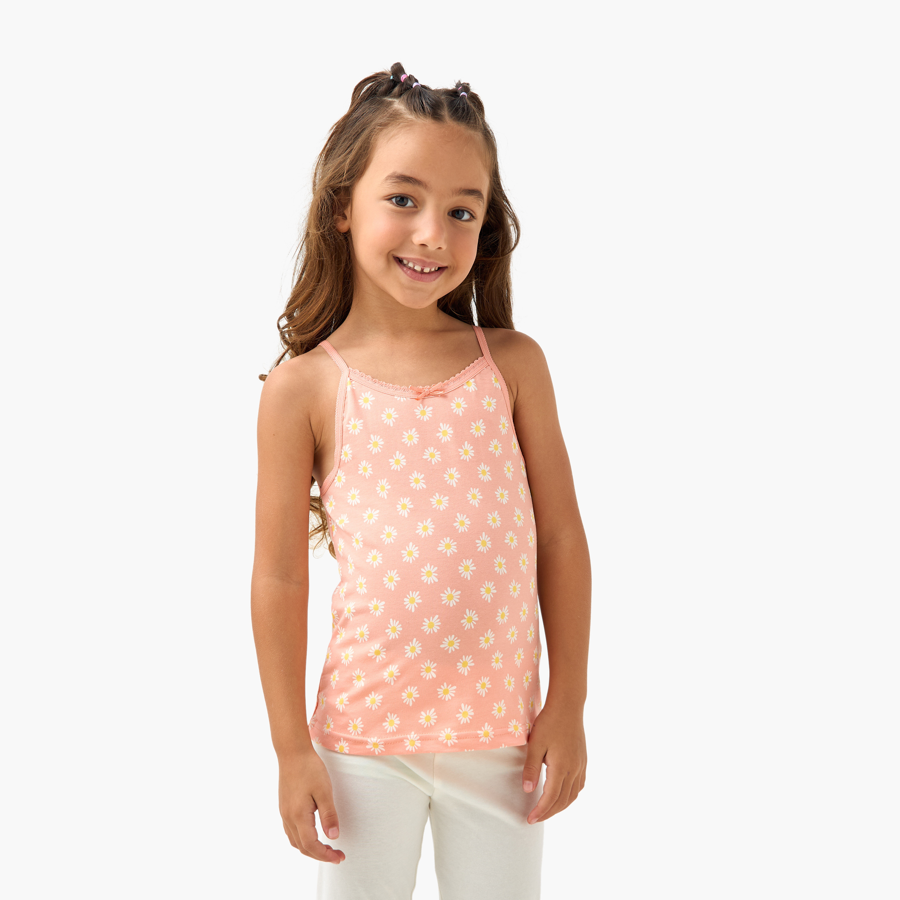 Juniors Printed Camisole - Set of 6-girls-clothing-innerwear-vests-image-8