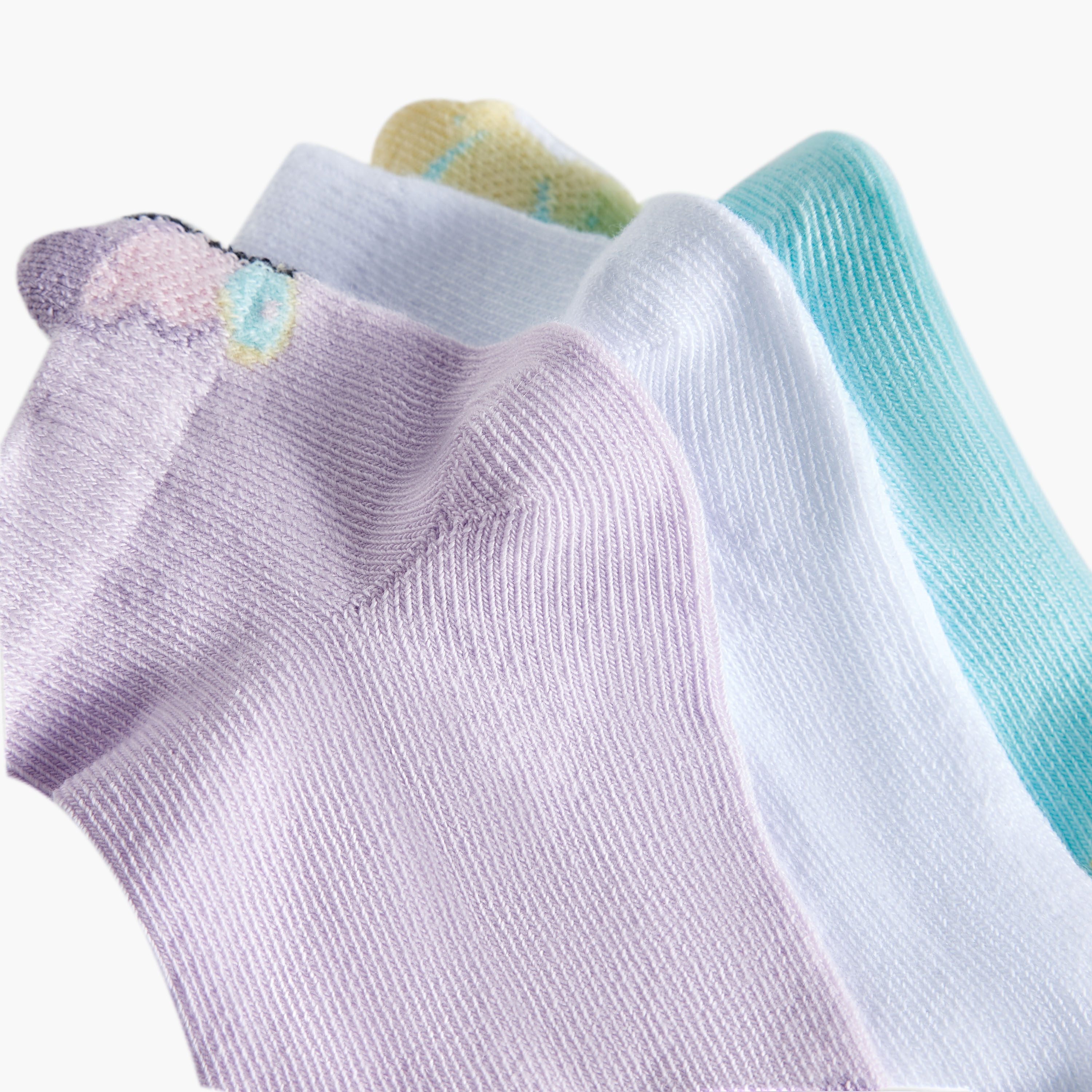 Juniors Butterfly Print Ankle Length Socks-baby-girls-accessories-socks-image-4