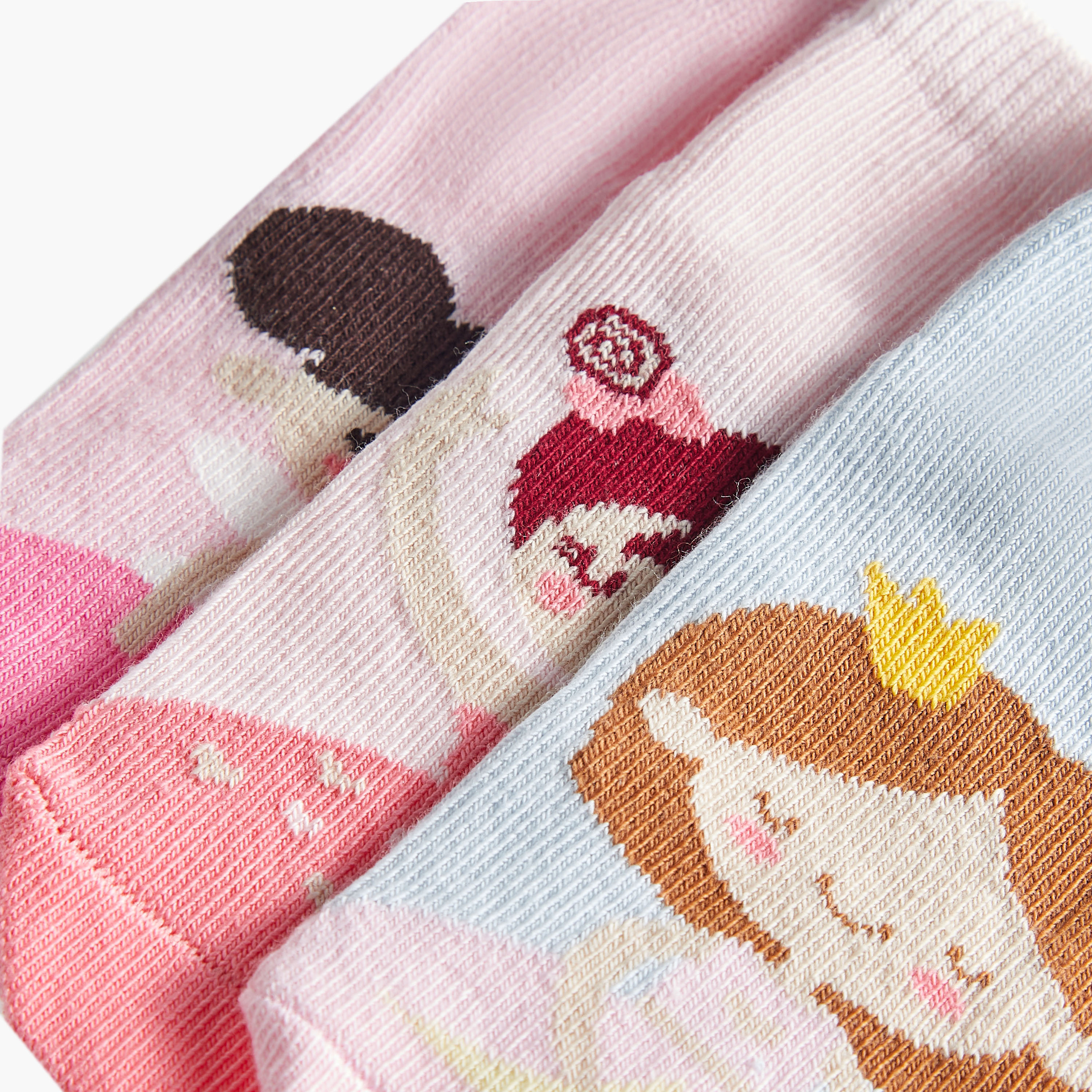 Juniors Doll Print Ankle Length Socks-baby-girls-accessories-socks-image-4
