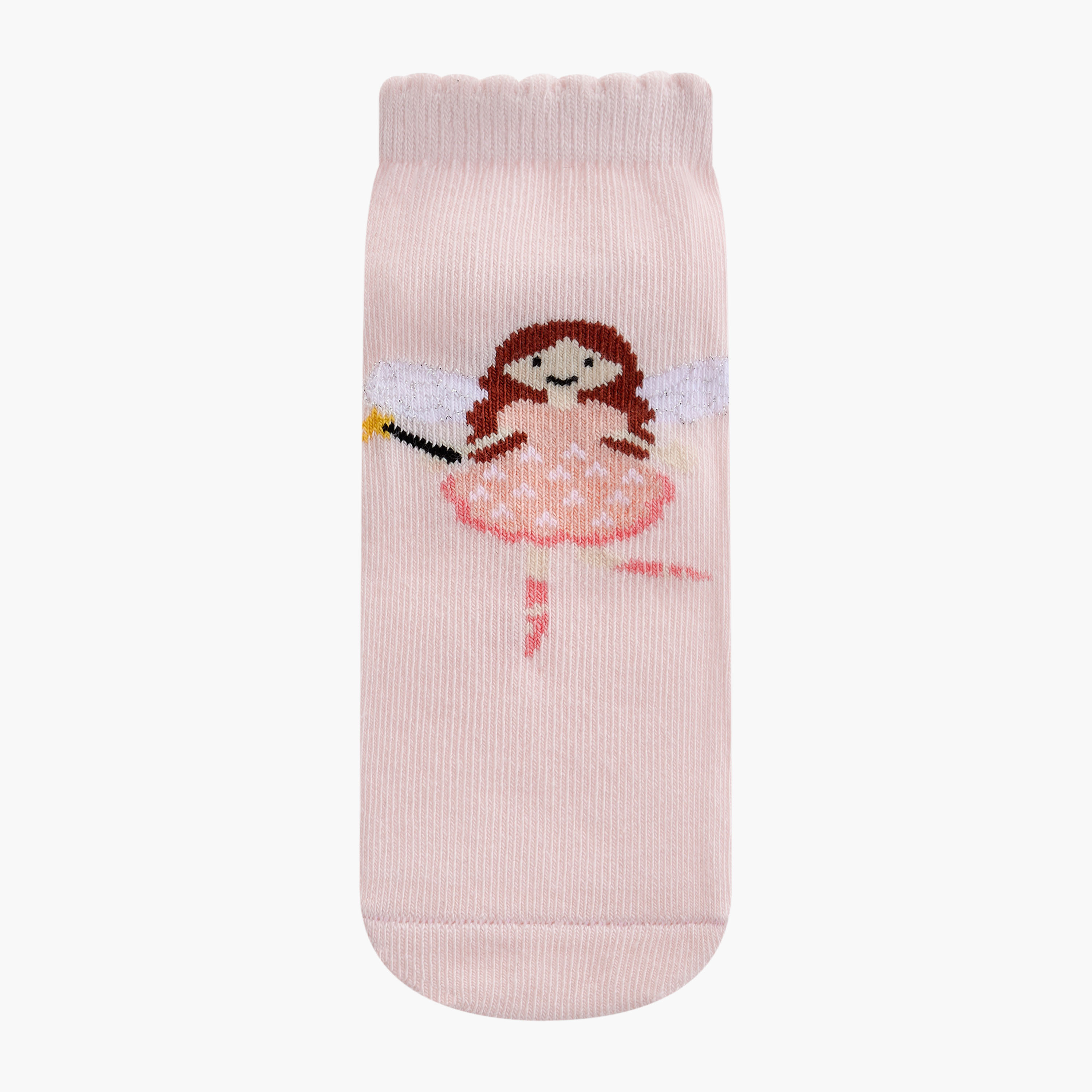 Juniors Printed Ankle Length Socks - Set of 3-baby-girls-accessories-socks-image-2