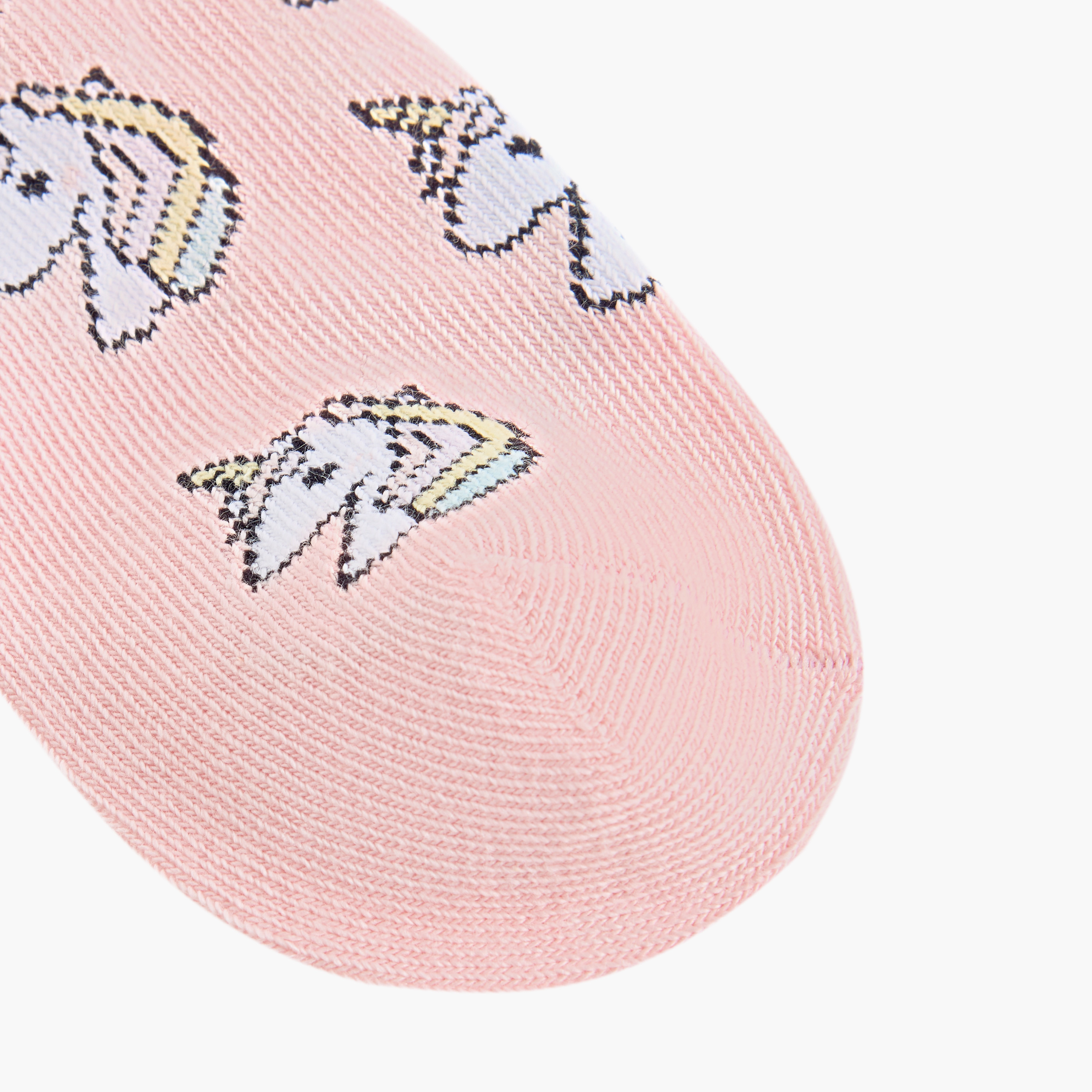 Juniors Textured Ankle Length Socks - Set of 7-baby-girls-accessories-socks-image-3