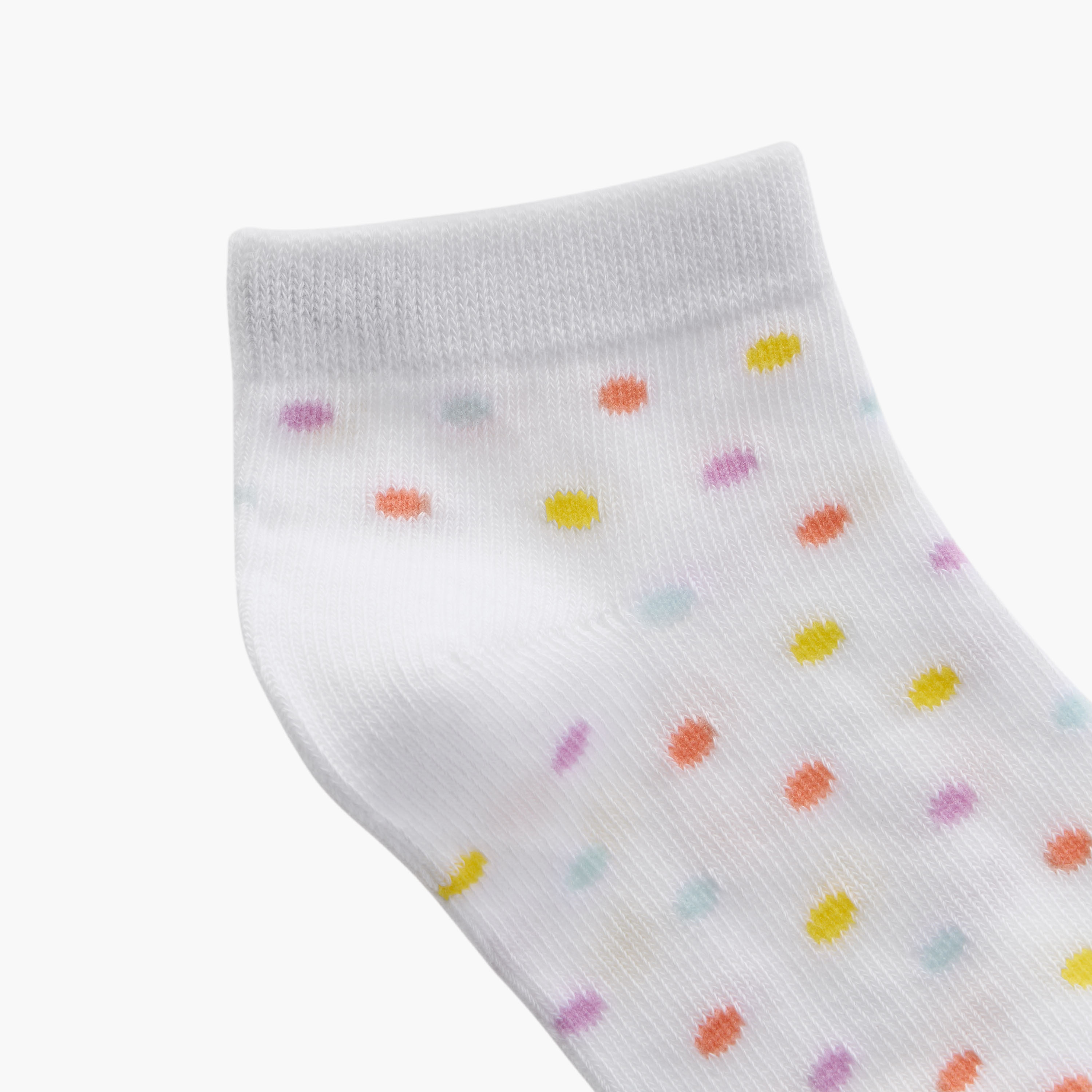 Juniors Printed Ankle Length Socks - Set of 7-baby-girls-accessories-socks-image-3