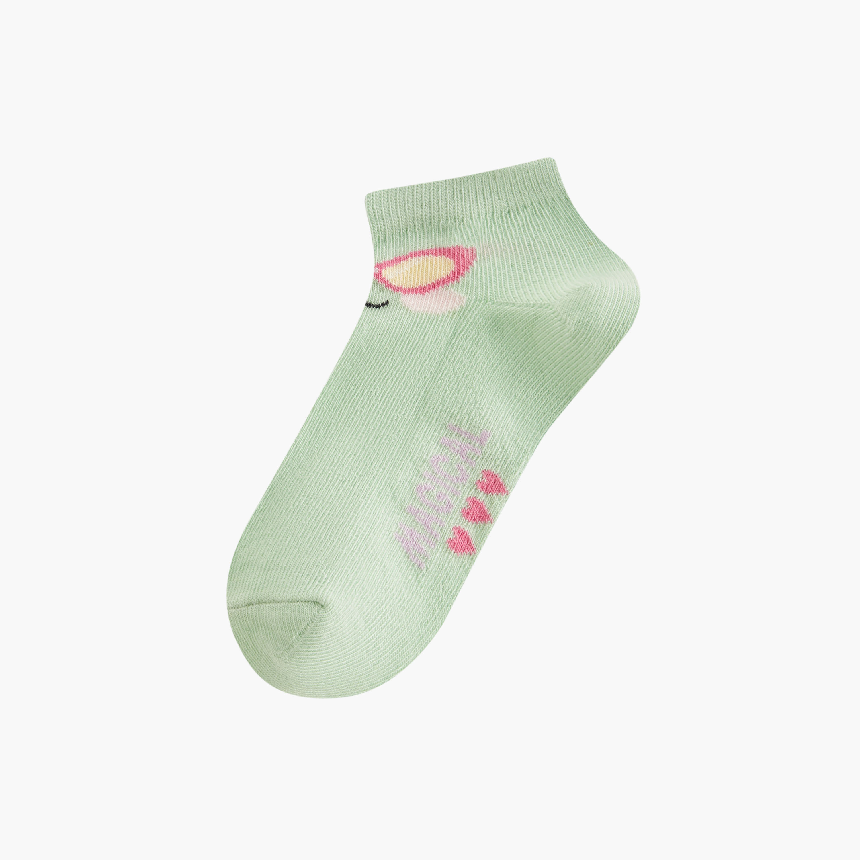 Juniors Printed Ankle Length Socks - Set of 7-baby-girls-accessories-socks-image-2