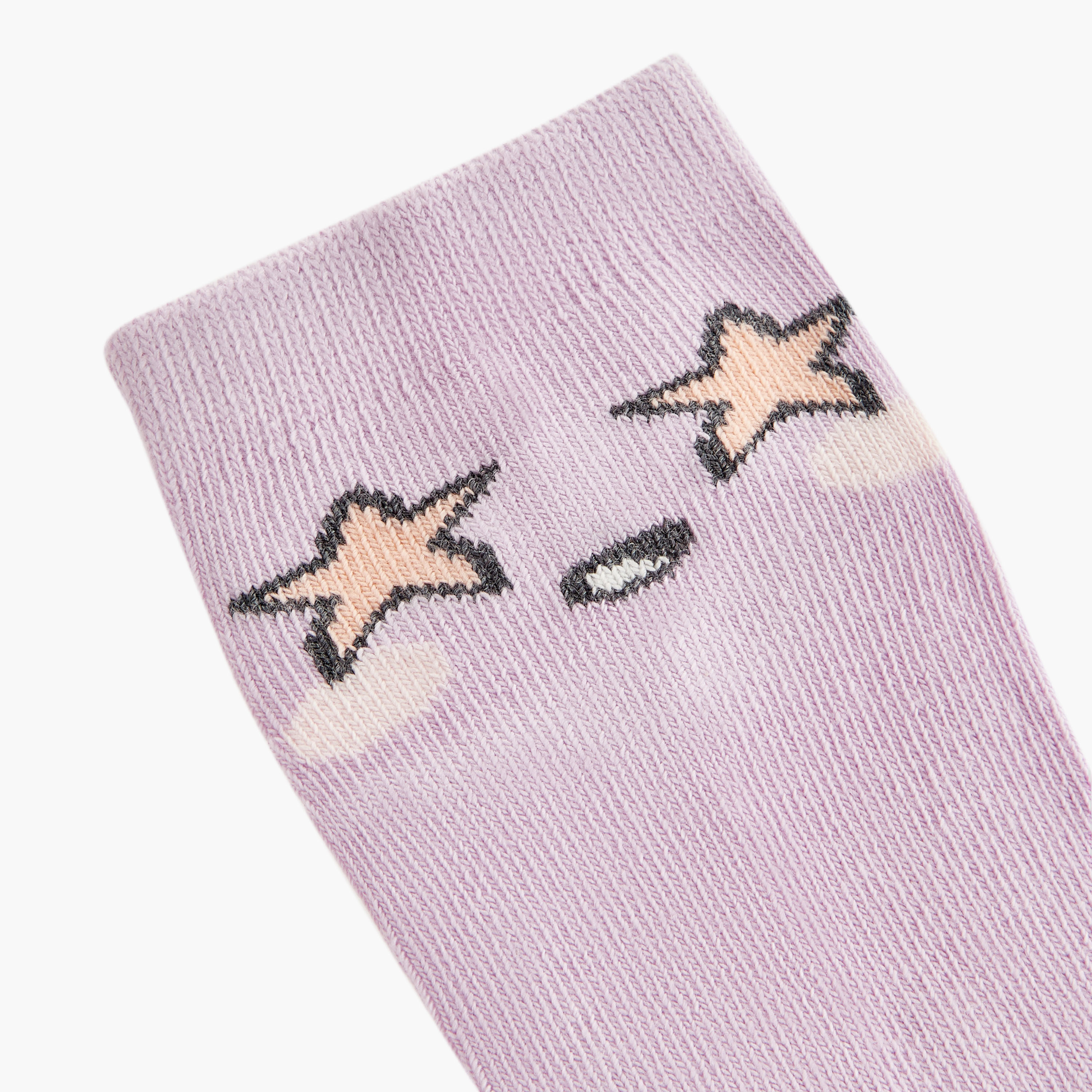 Juniors Printed Ankle Length Socks - Set of 7-baby-girls-accessories-socks-image-3