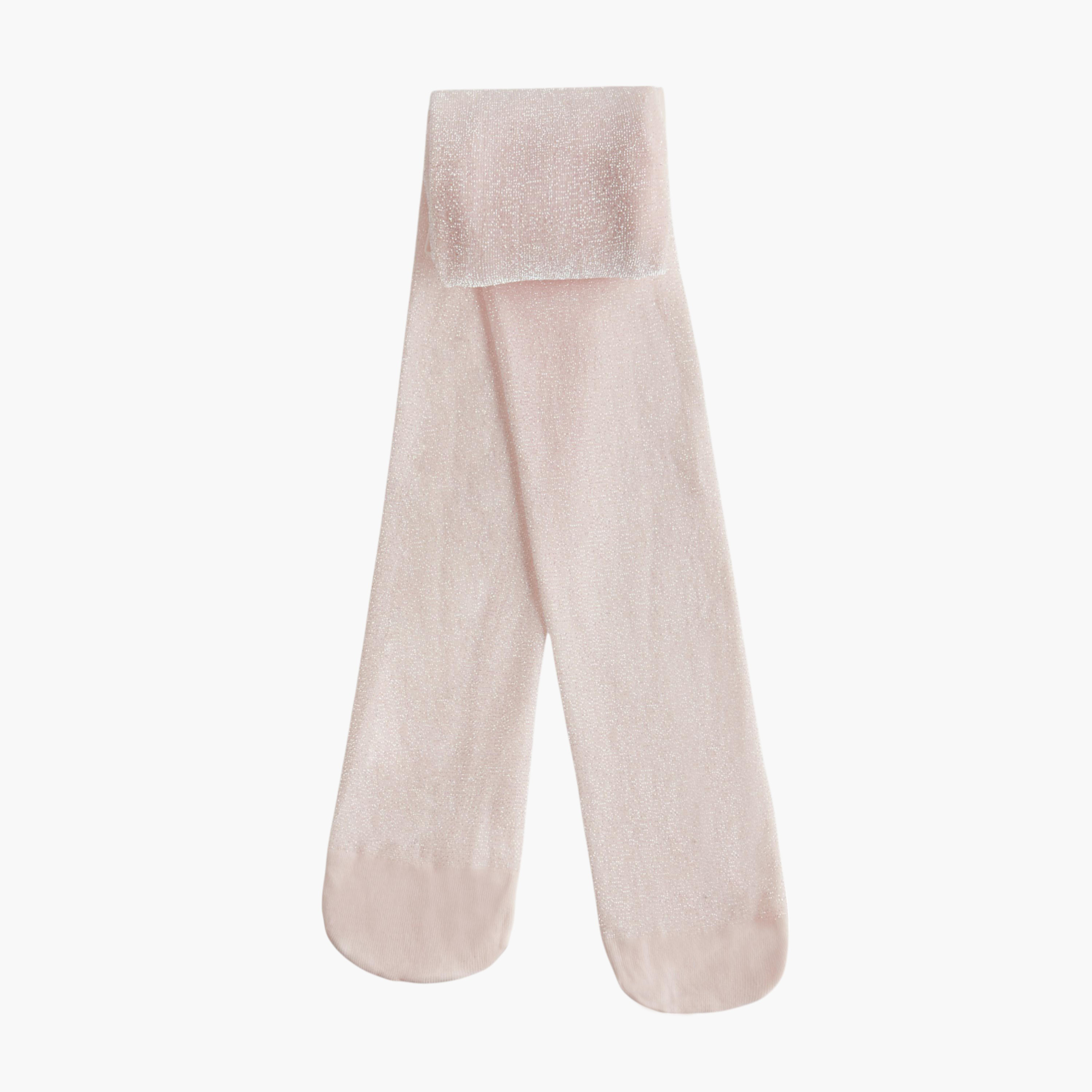 Juniors Embellished Tights with Elasticated Waistband-girls-accessories-socks-image-1