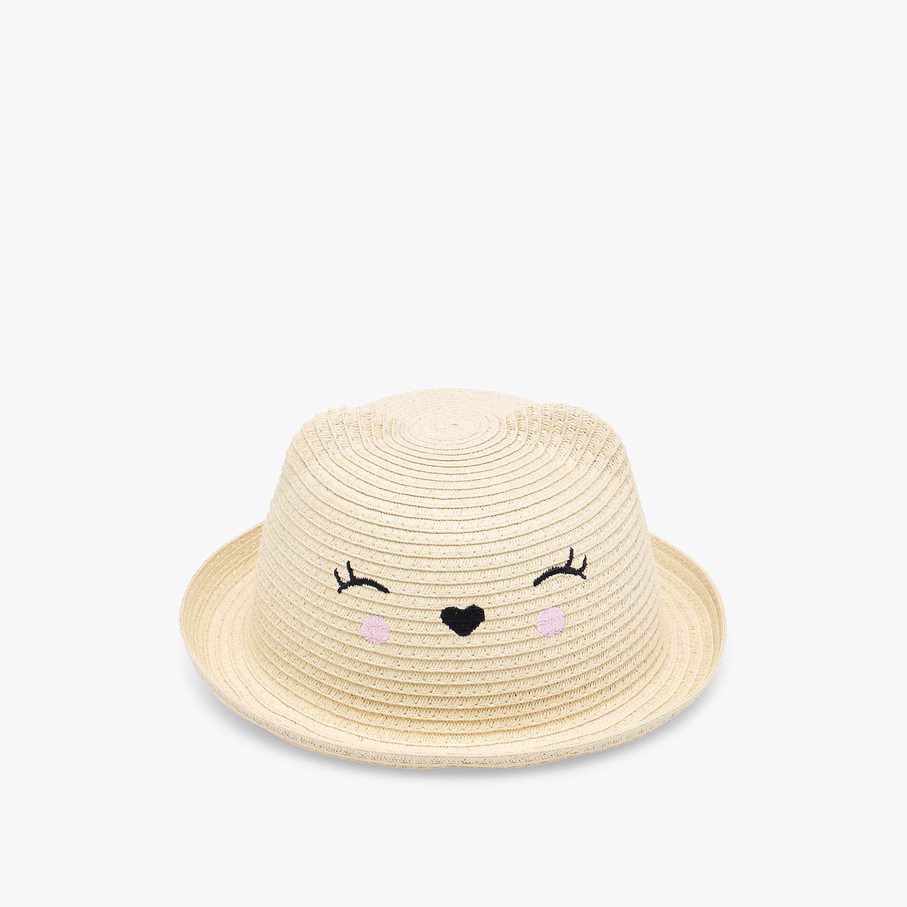 Juniors Cat Embroidered Hat-baby-girls-accessories-caps-image-2