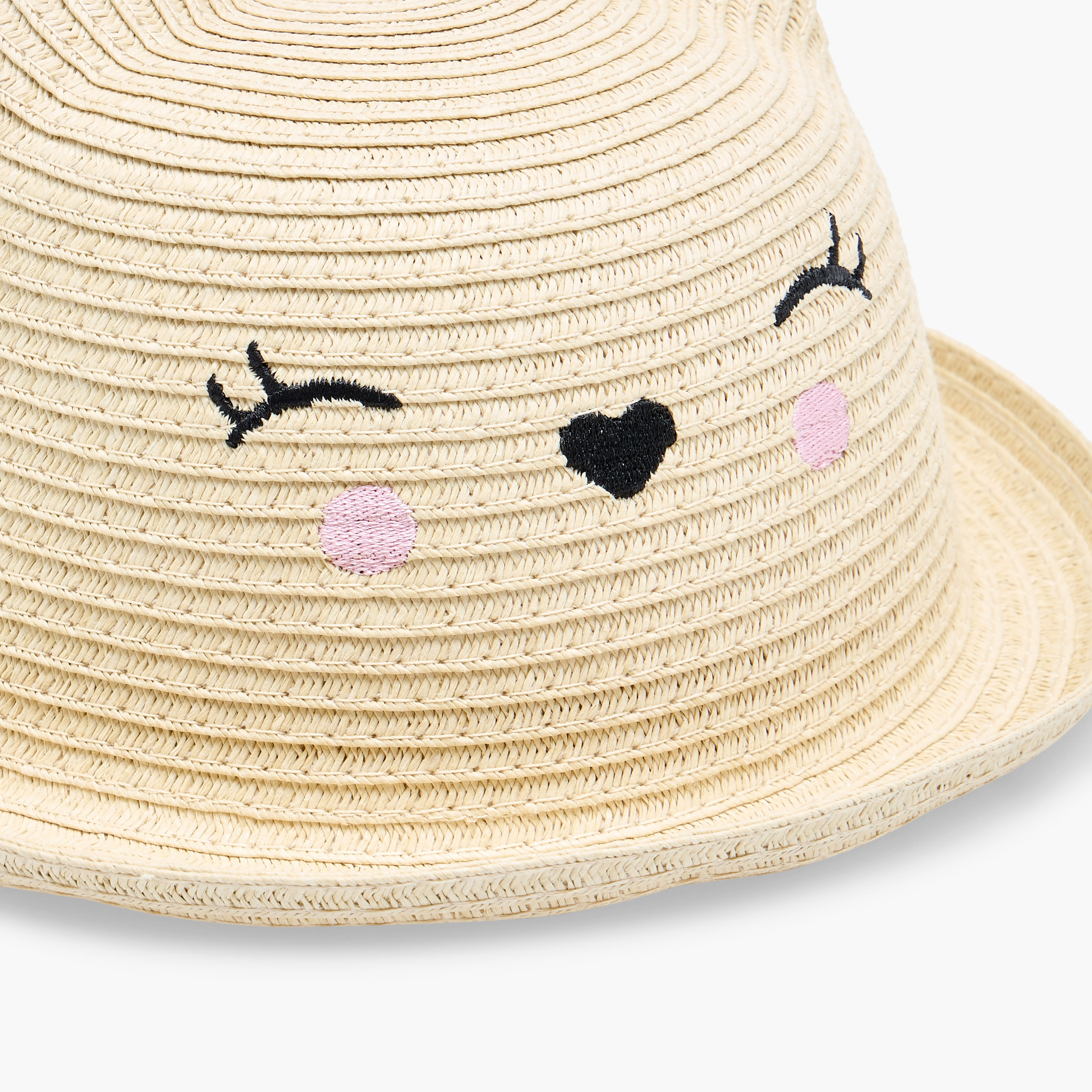Juniors Cat Embroidered Hat-baby-girls-accessories-caps-image-4