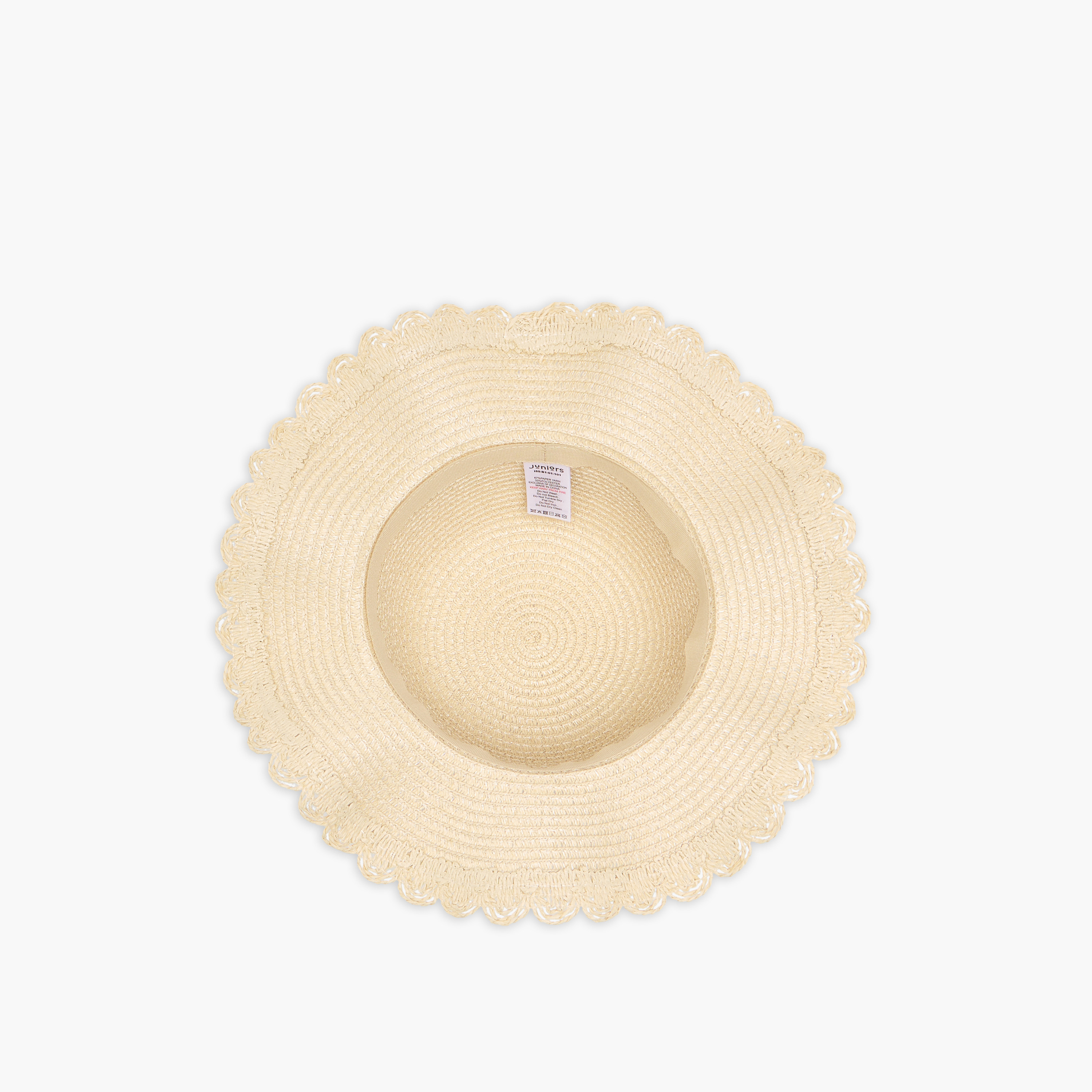 Juniors Textured Hat with Butterfly Applique-baby-girls-accessories-caps-image-6