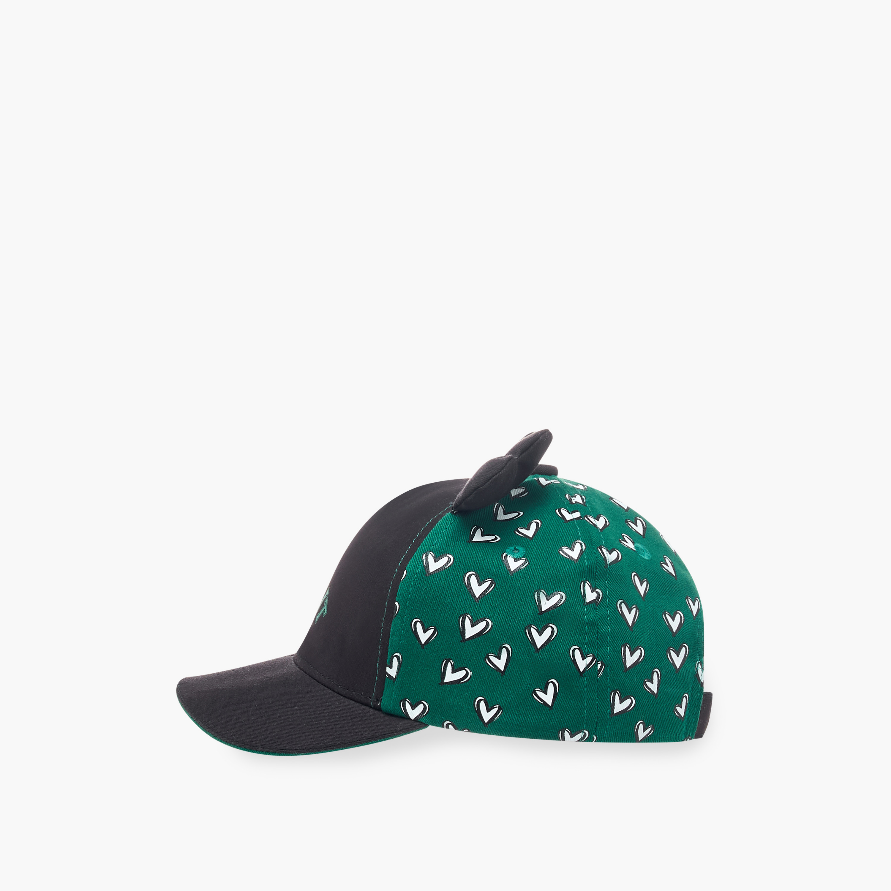 Juniors Kuwait National Day Print Cap with Hook and Loop Closure-girls-accessories-caps-image-3