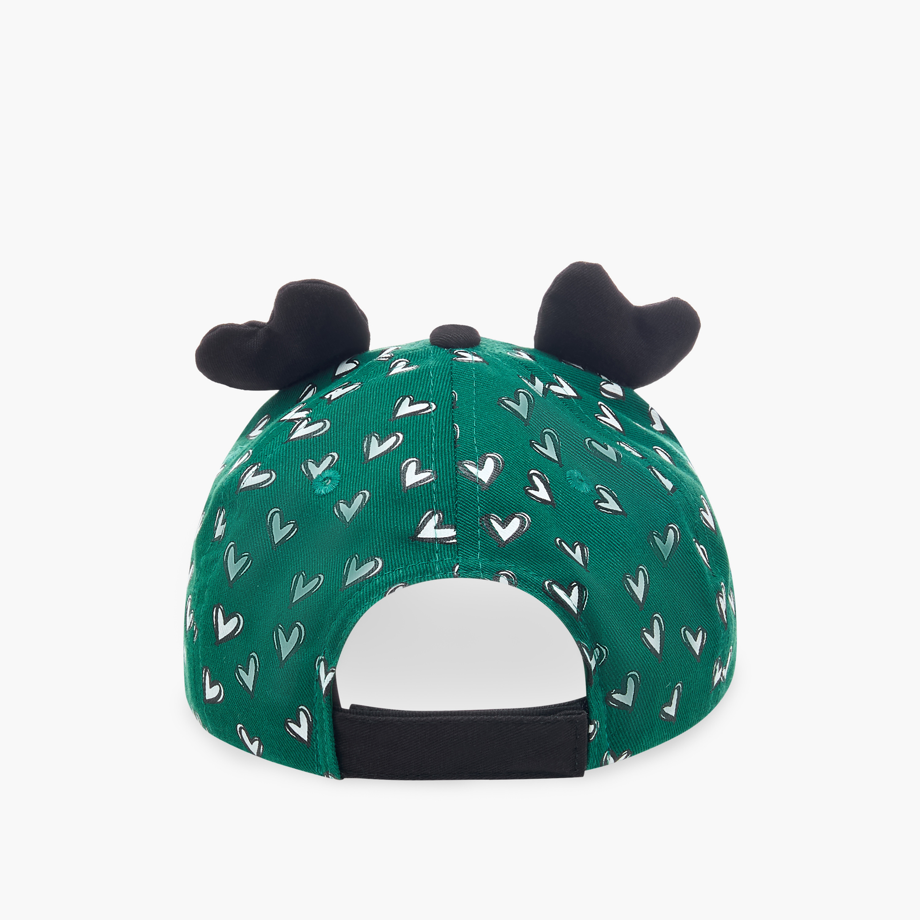 Juniors Kuwait National Day Print Cap with Hook and Loop Closure-girls-accessories-caps-image-4