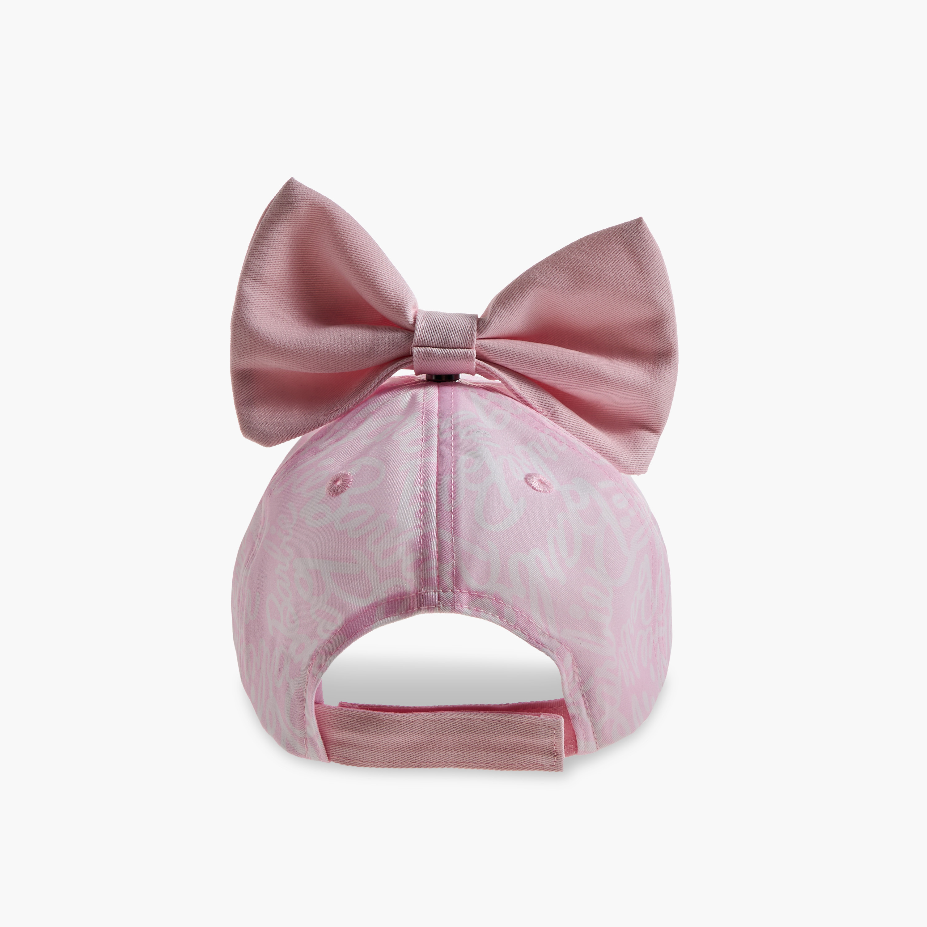 Barbie Print Cap with Hook and Loop Strap Closure-baby-girls-accessories-caps-image-4