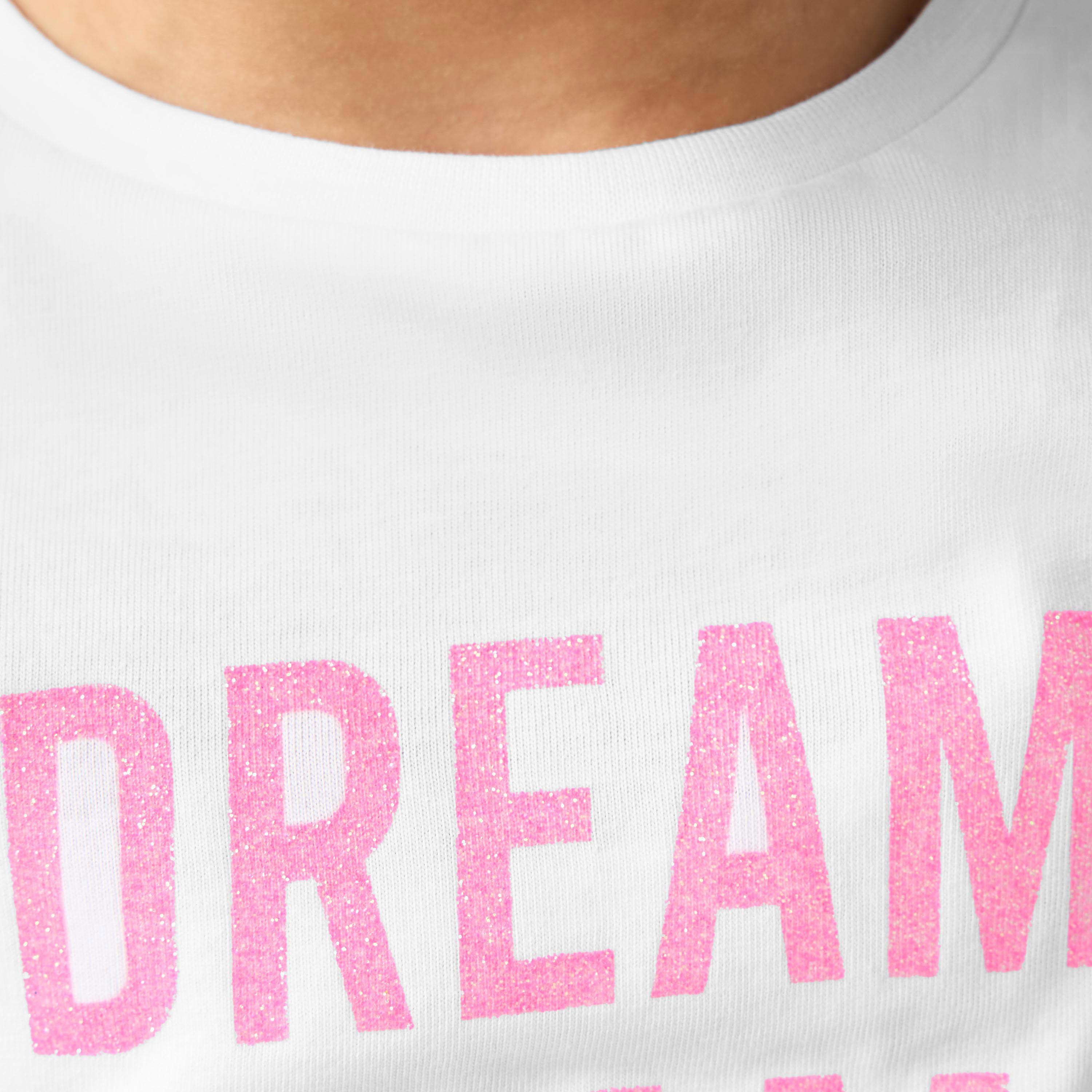 Graphic Print Long Sleeves T-shirt and Solid Pyjama Set-baby-girls-clothing-nightwear-pyjamasets-image-6