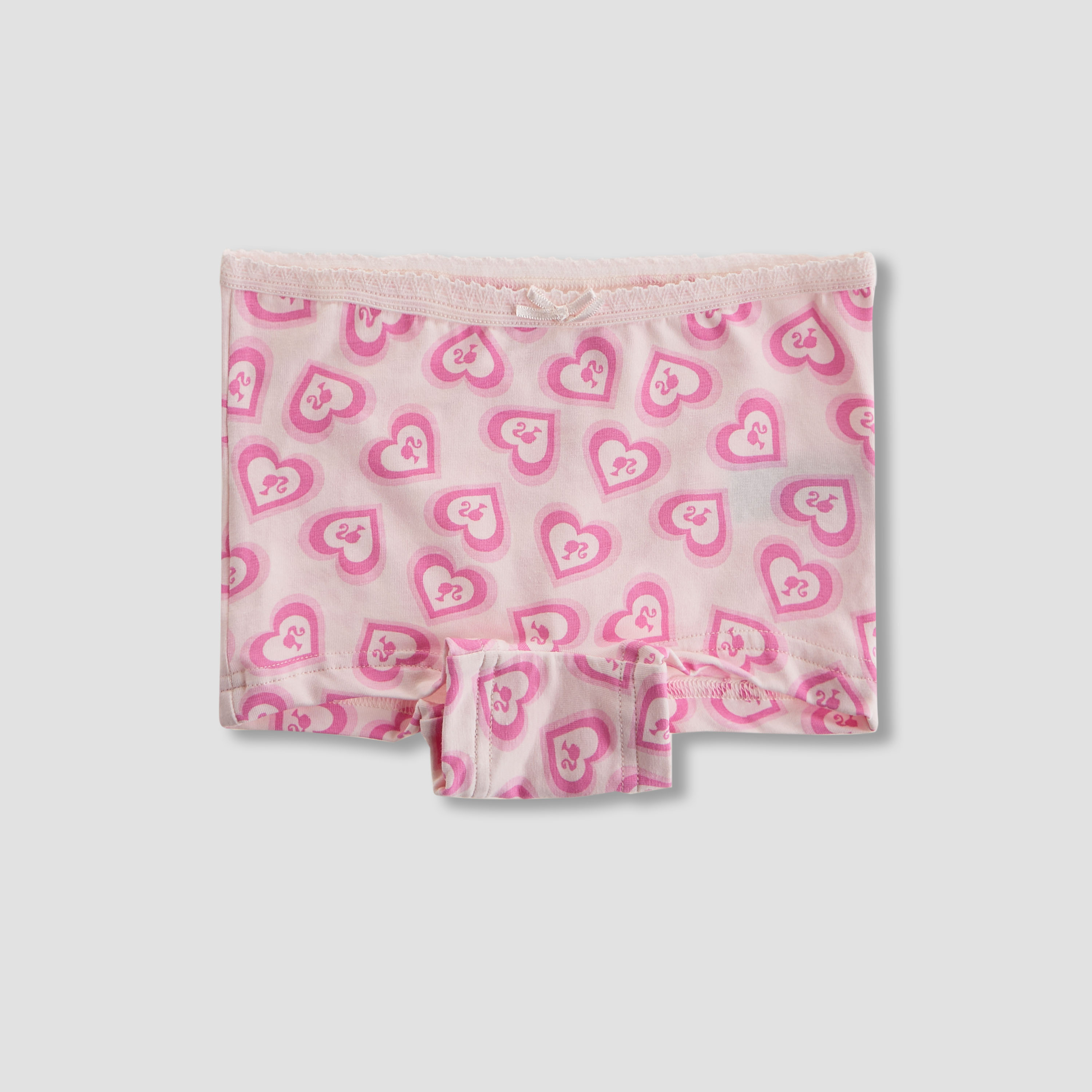 Pack of 3 Cotton Boxers with Barbie Print-baby-girls-clothing-innerwear-image-2