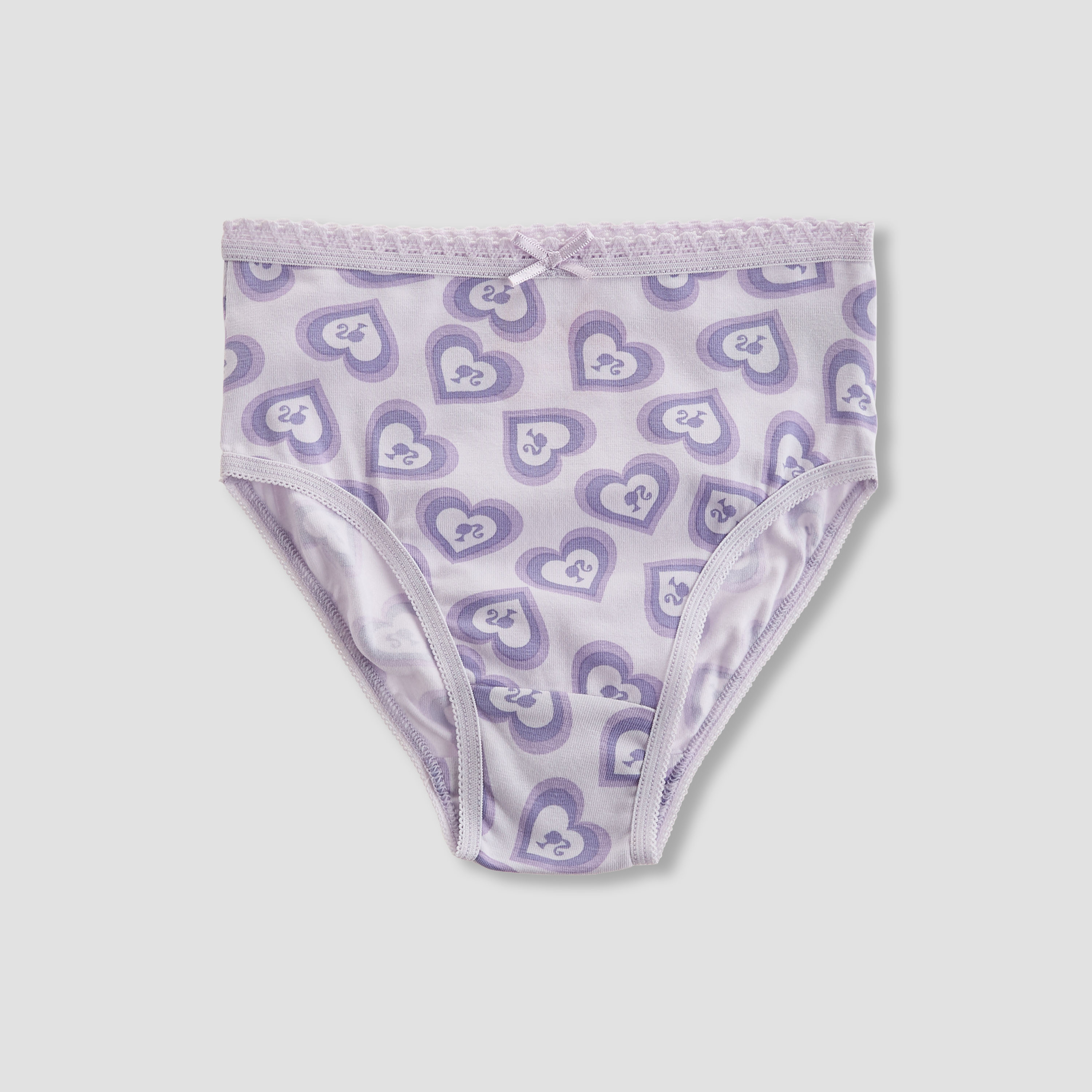 Pack of 3 Cotton Briefs with Barbie Print-baby-girls-clothing-innerwear-image-2