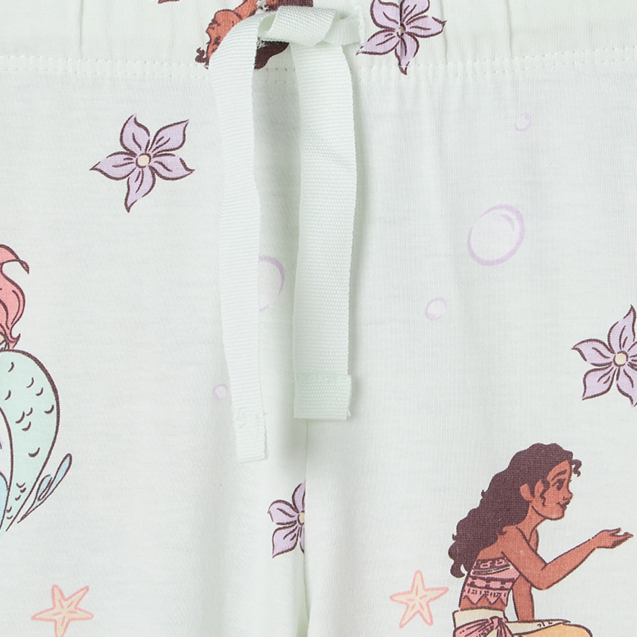 طقم تيشيرتات وبيجامات بطبعات أميرات من جونيورز - قطعتين-girls-clothing-nightwear-image-9