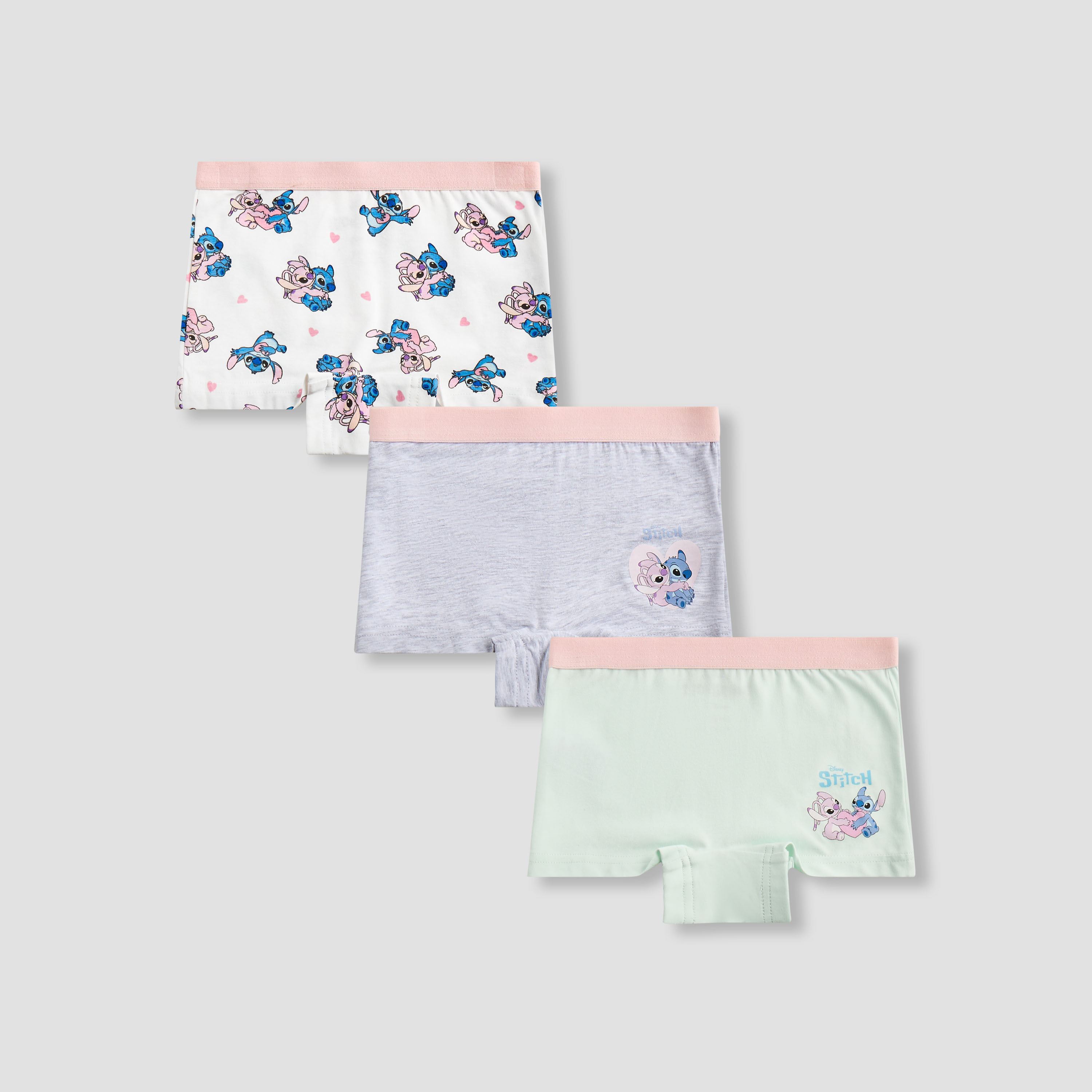 Disney Girls Briefs with Elasticated Waistband - Cotton - Set of 3-girls-clothing-innerwear-panties-image-1
