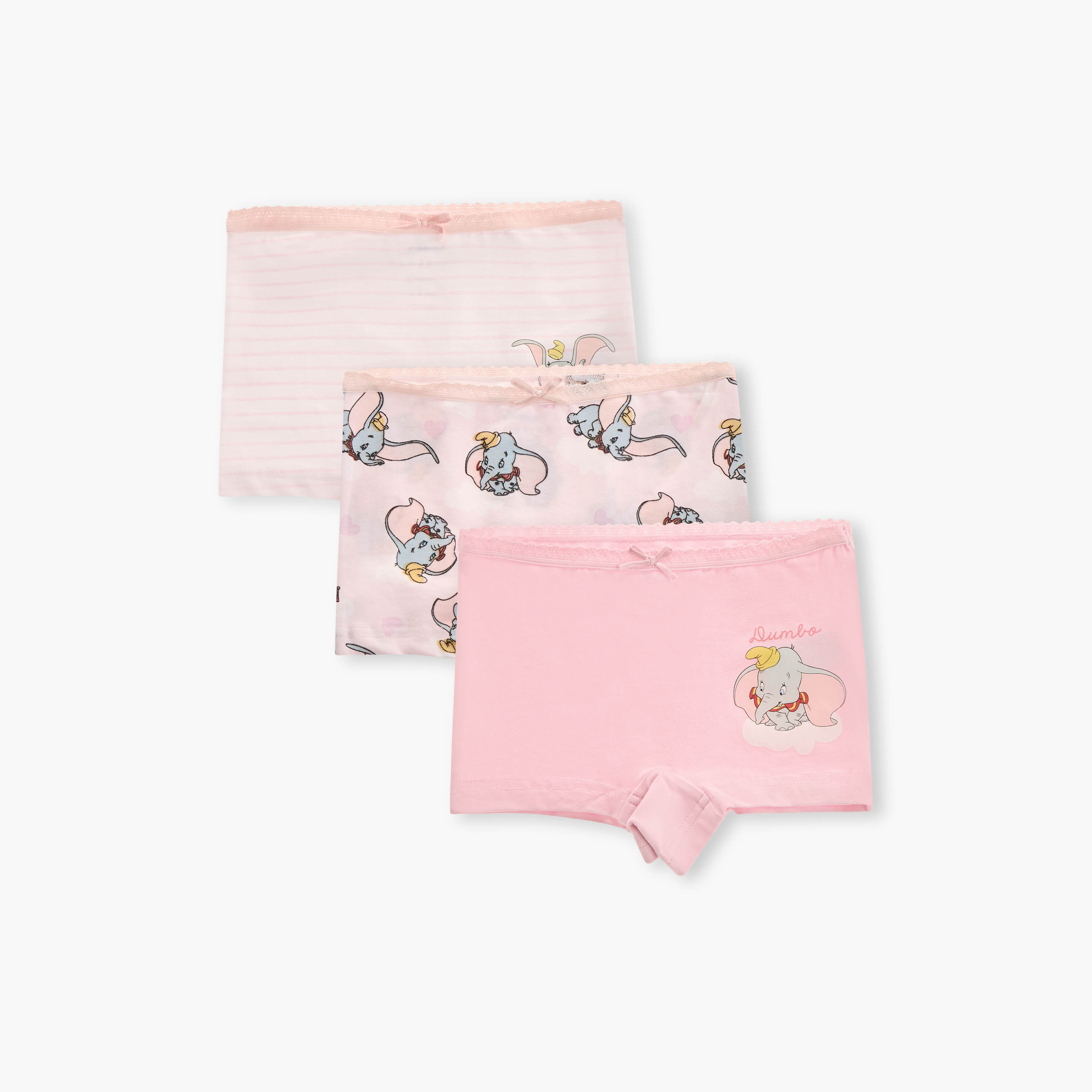 طقم سراويل بوكسر داخلية بتفاصيل فيونكة وطبعات دومبو من جونيورز عدد 3-baby-girls-clothing-innerwear-image-6