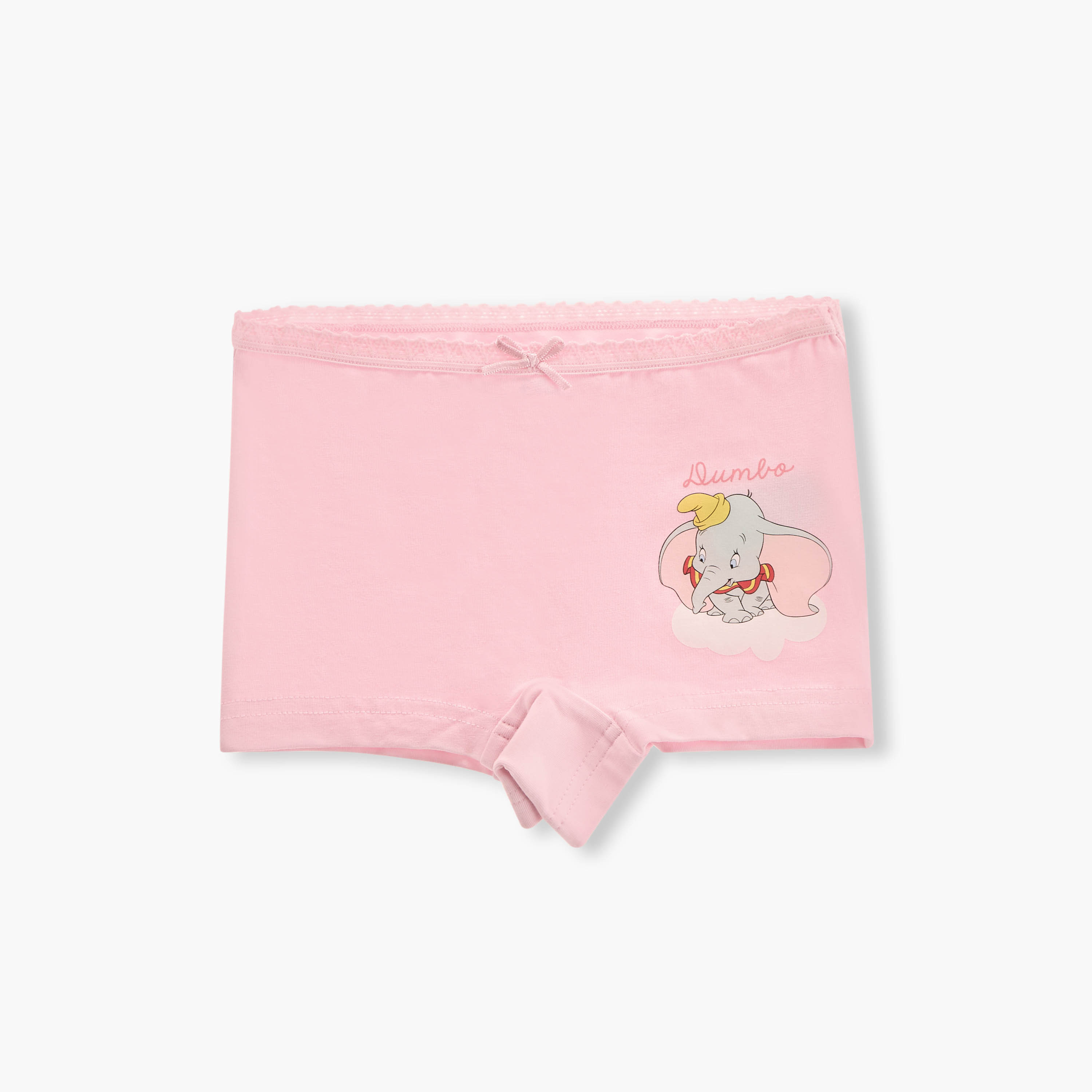 طقم سراويل بوكسر داخلية بتفاصيل فيونكة وطبعات دومبو من جونيورز عدد 3-baby-girls-clothing-innerwear-image-5